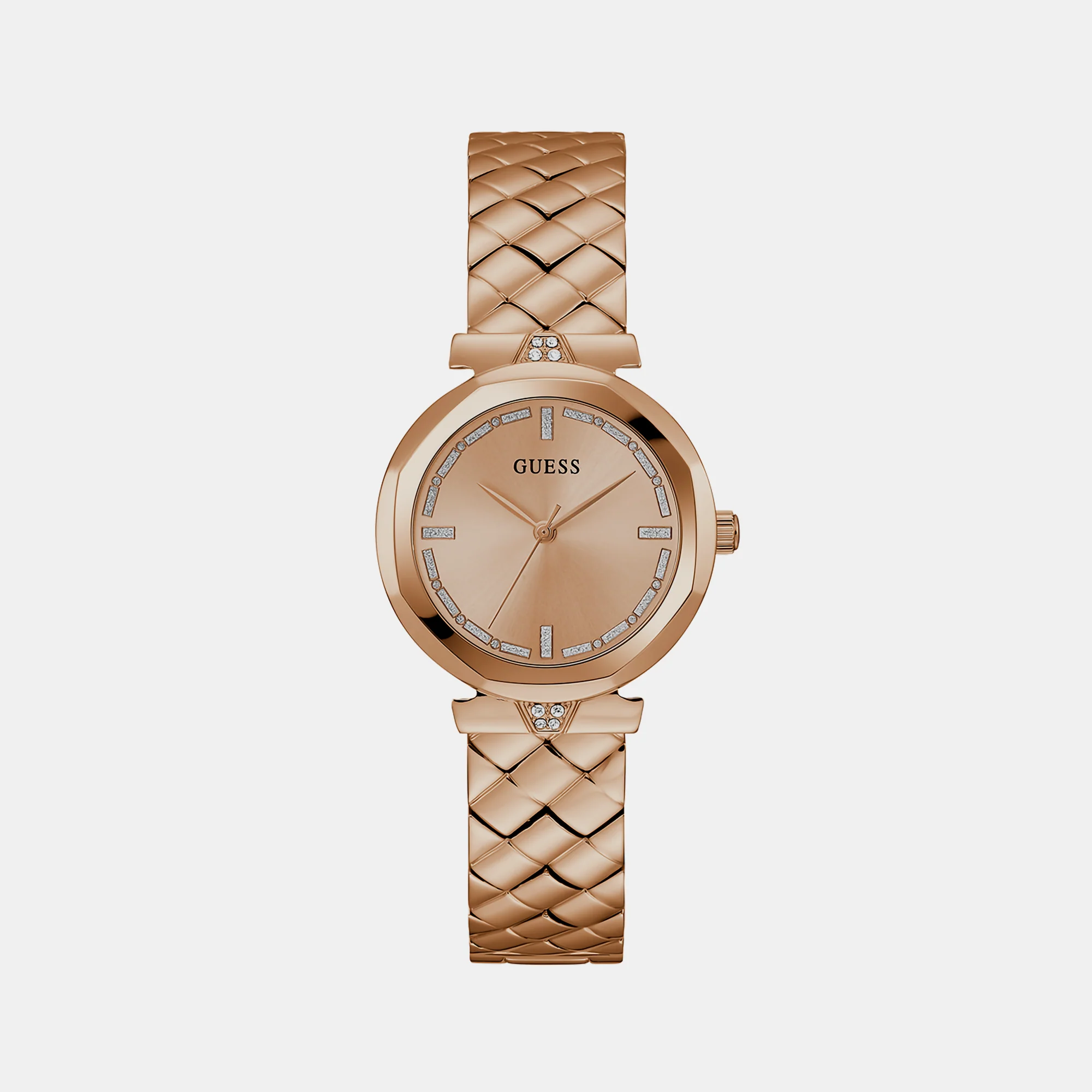 Rumour Women Quartz Rose Gold Dial Analog Stainless Steel Watch GW0613L3 - Image 2