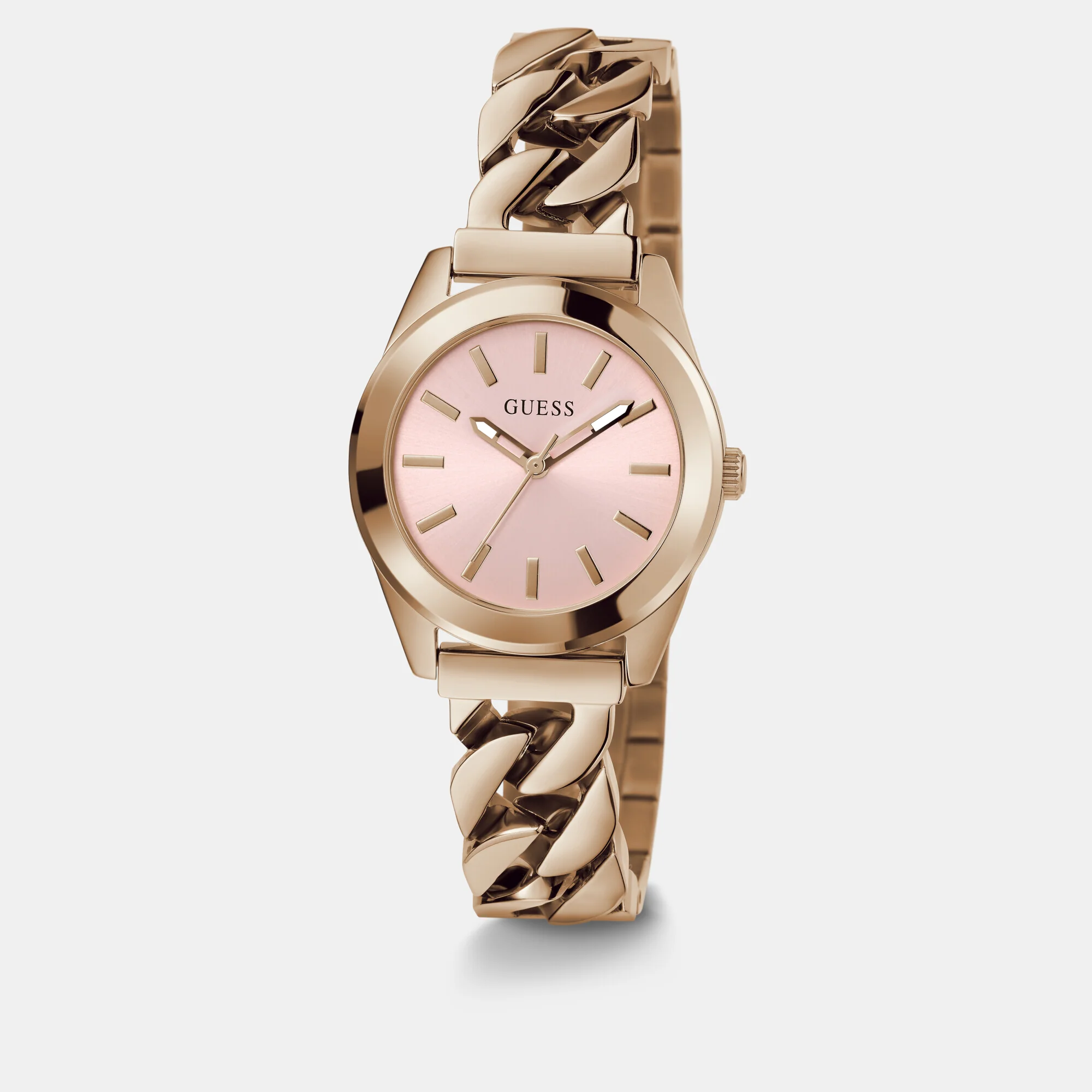 Serena Women Quartz Pink Dial Analog Stainless Steel Watch GW0653L2 - Image 2
