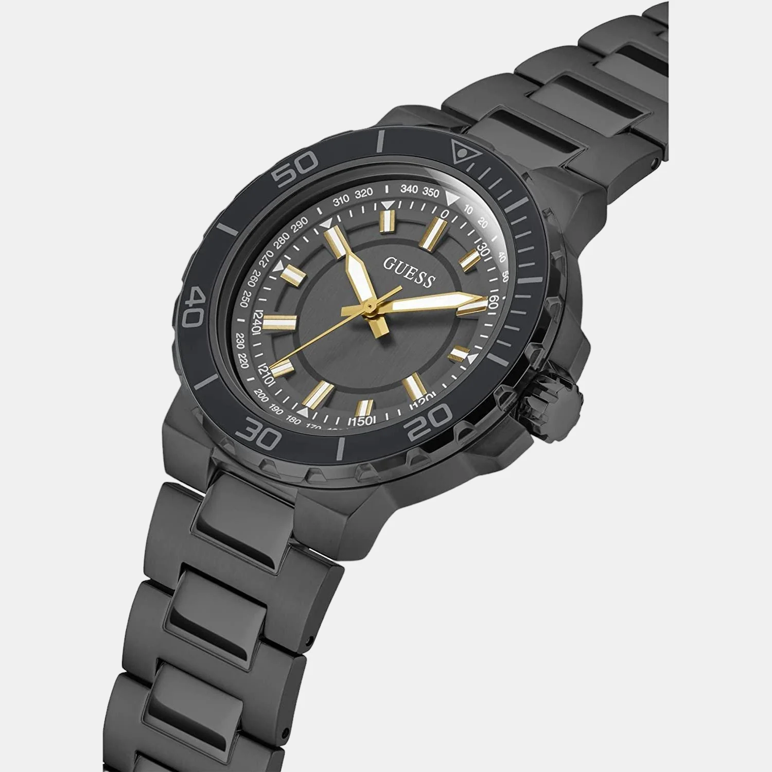 Track Men Quartz Black Dial Analog Stainless Steel Watch GW0426G3 - Image 4