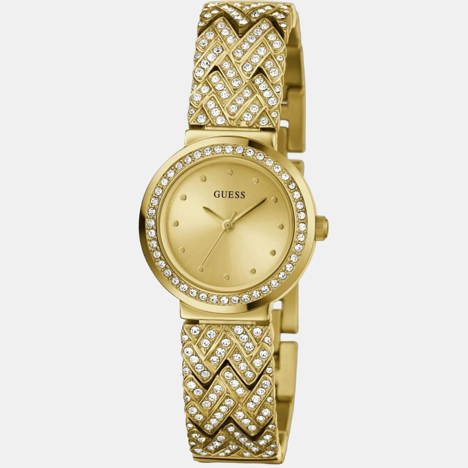 Treasure Women Quartz Champagne Dial Analog Stainless Steel Watch GW0476L2 - Image 2