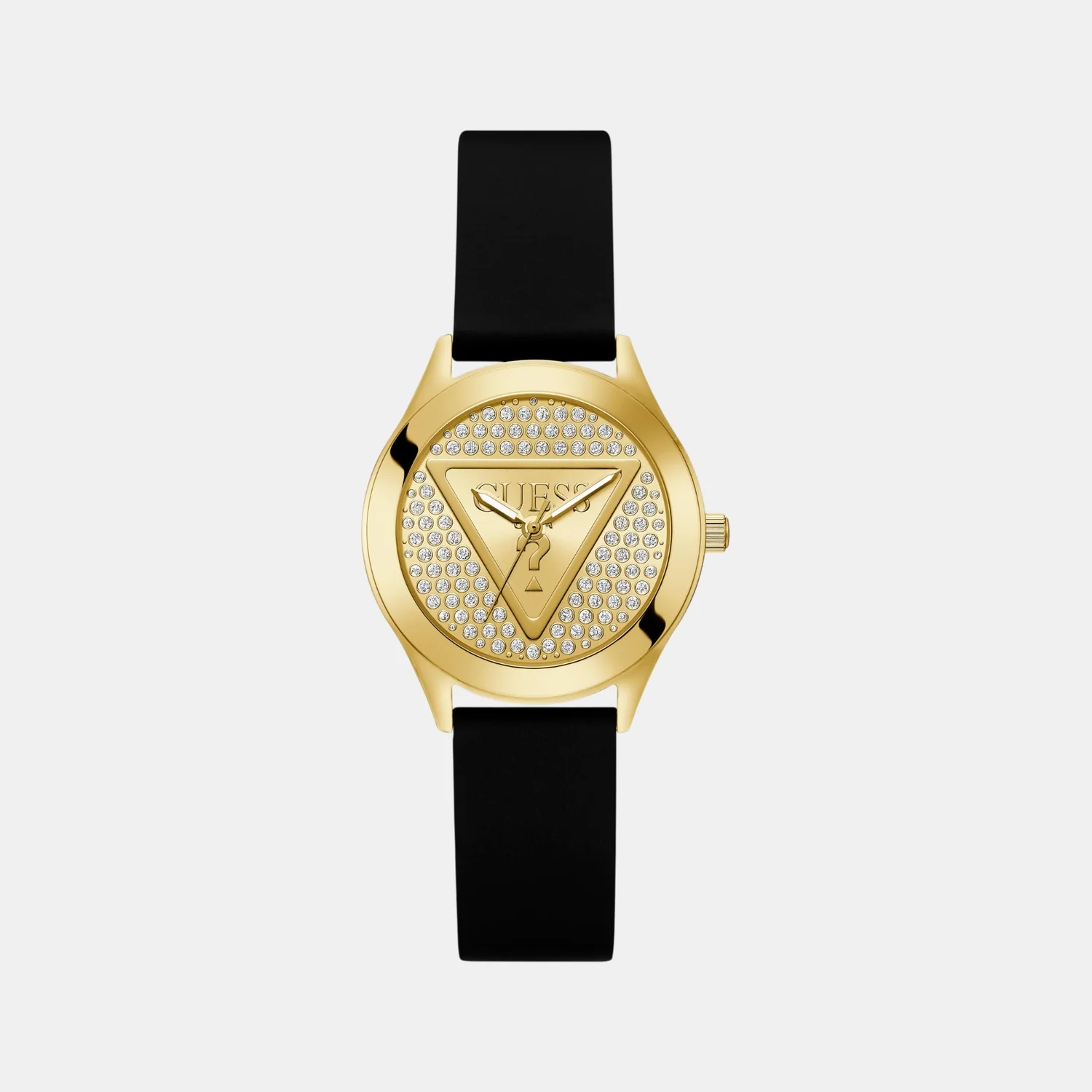Trend Women Quartz Champagne Dial Analog Silicone Watch GW0745L5 - Image 2