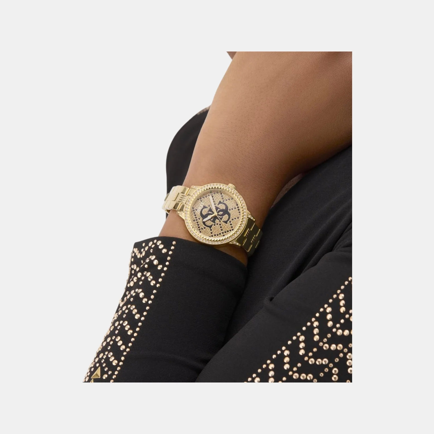 Trend Women Quartz Champagne Dial Analog Stainless Steel Watch GW0944L2 - Image 9