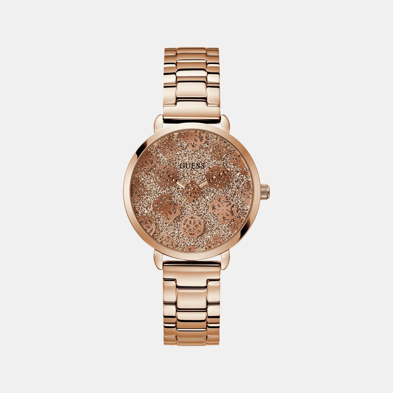 Trend Women Quartz Rose Gold Dial Analog Stainless Steel Watch GW0670L4 - Image 2