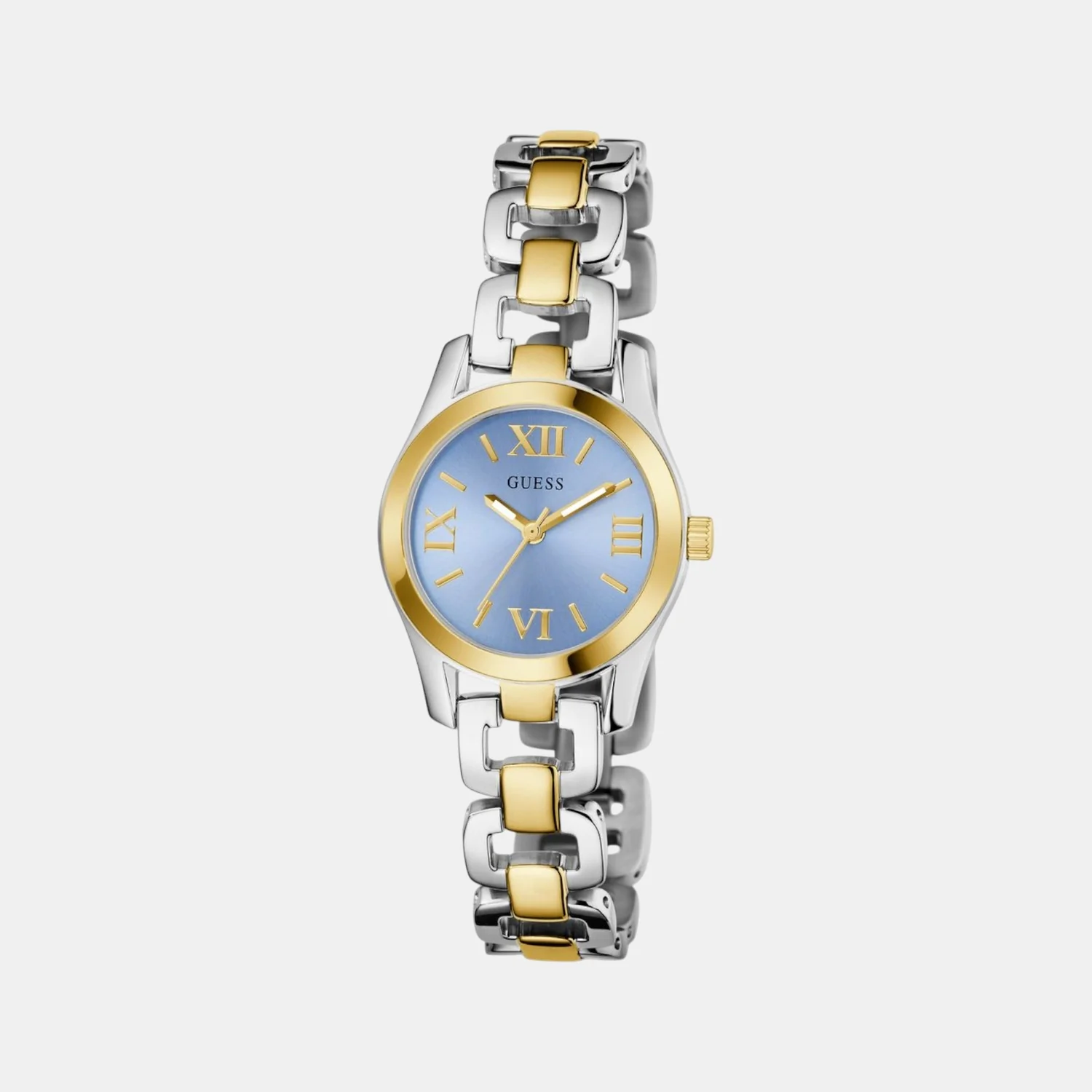 Veda Women Quartz Ice Blue Dial Analog Recycled Steel Watch GW0927L3 - Image 4
