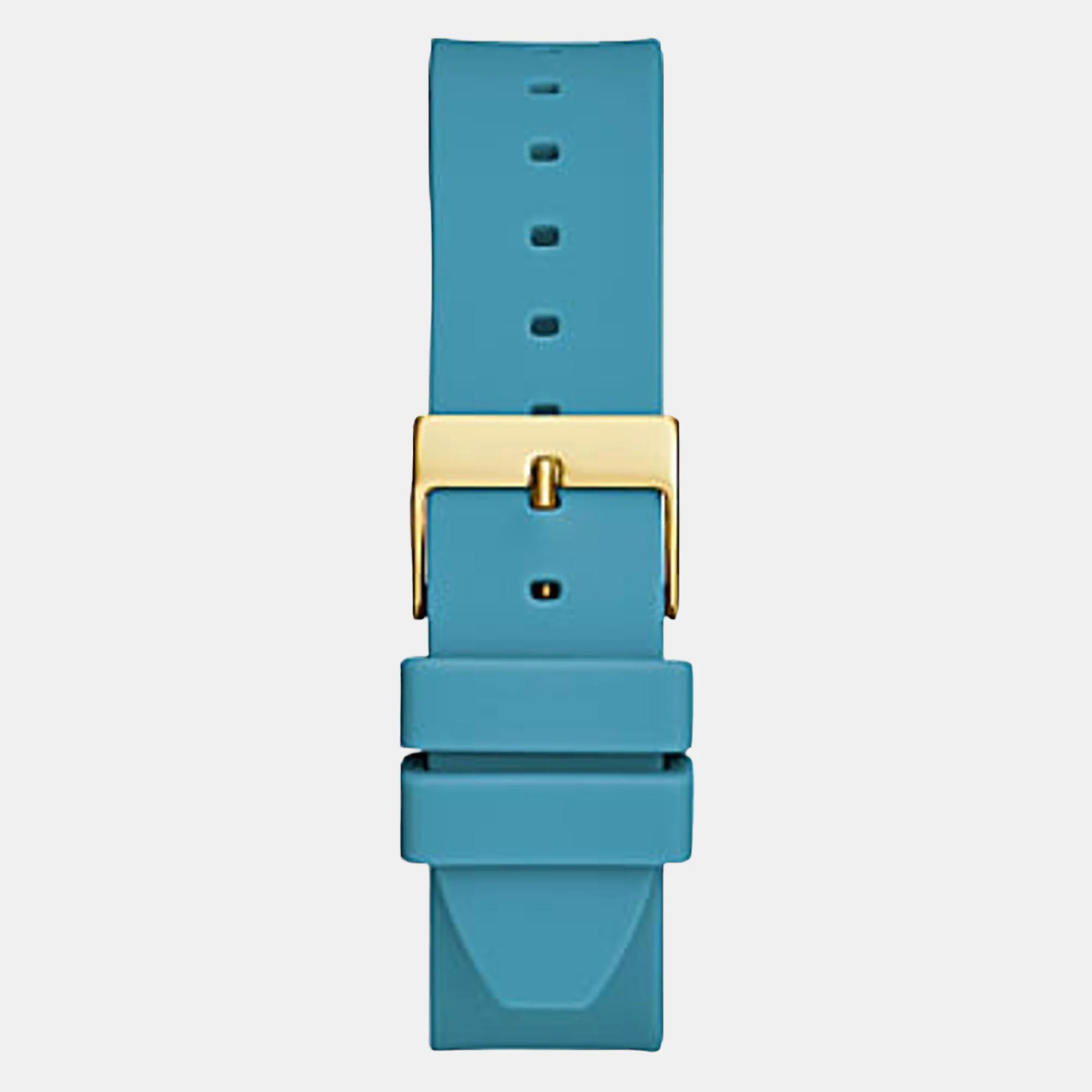 Women Quartz Blue Dial Analog Silicone Watch GW0555L3 - Image 3