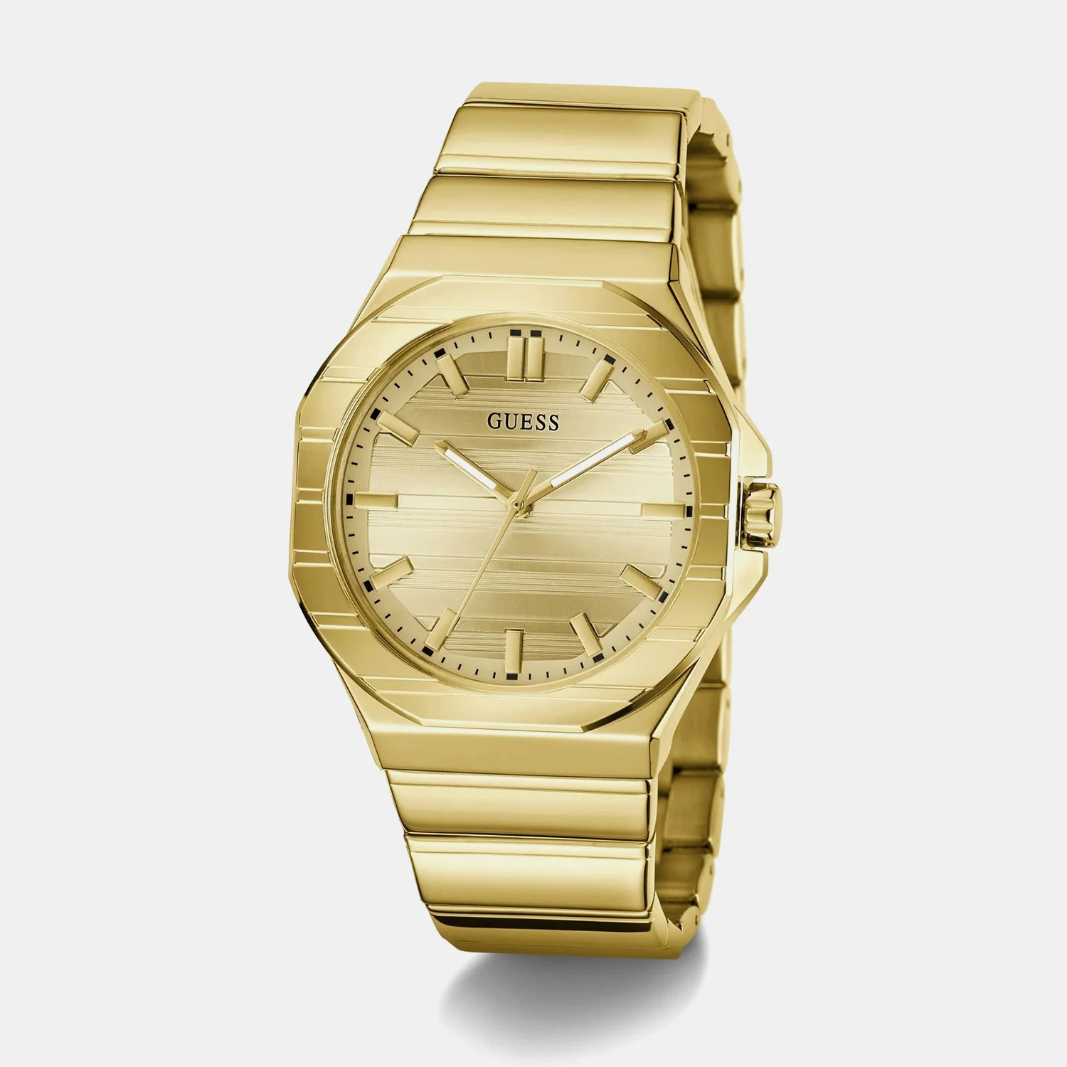 Women Quartz Gold Dial Analog Stainless Steel Watch GW1070G2 - Image 2