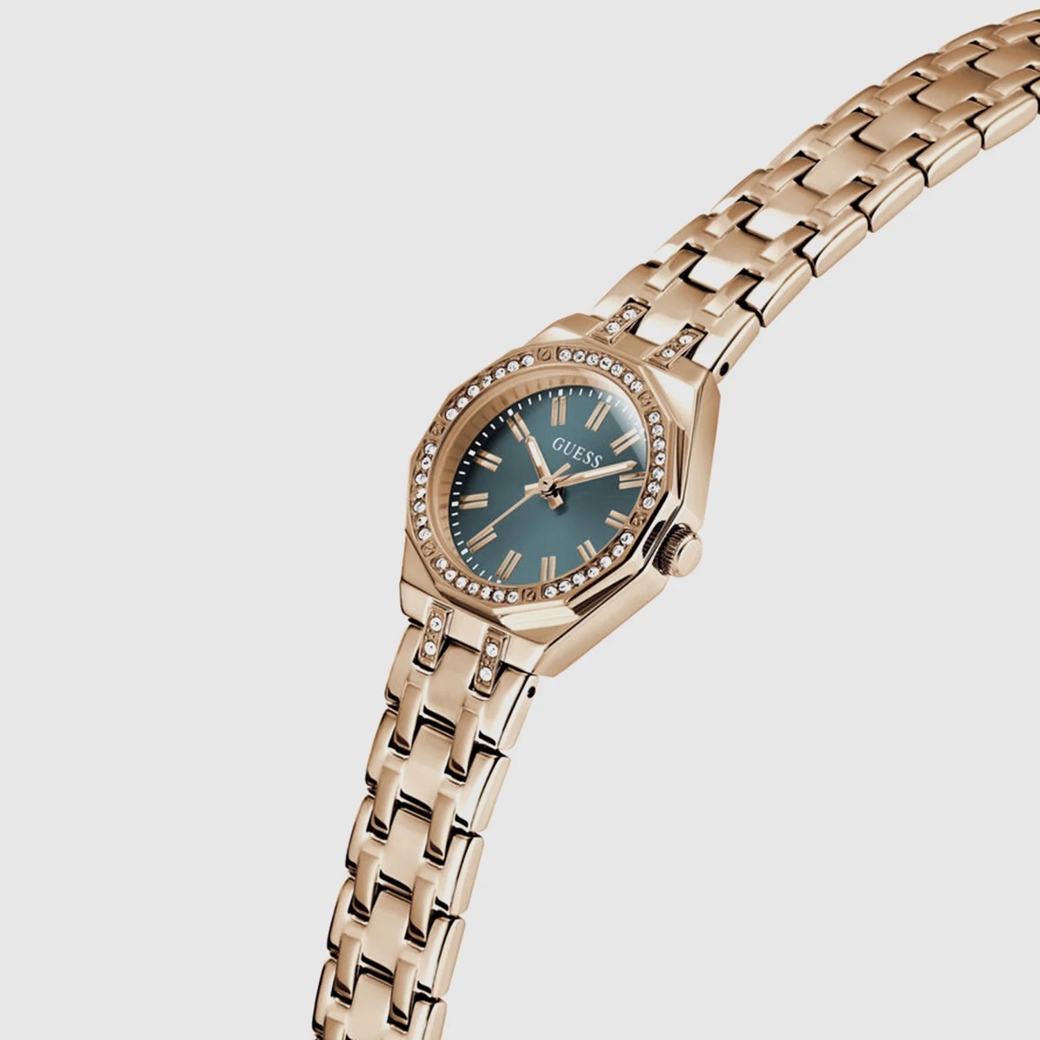Women Quartz Green Dial Analog Stainless Steel Watch GW0931L7 - Image 2