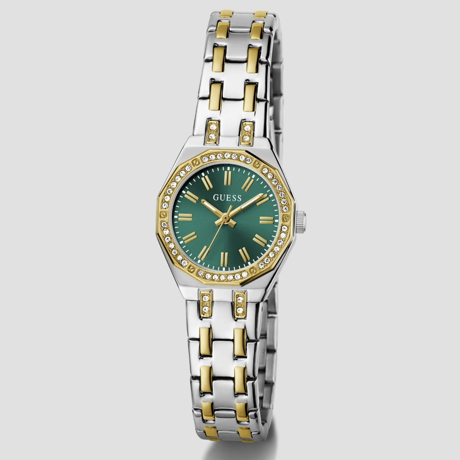 Women Quartz Green Dial Analog Stainless Steel Watch GW0931L8 - Image 2