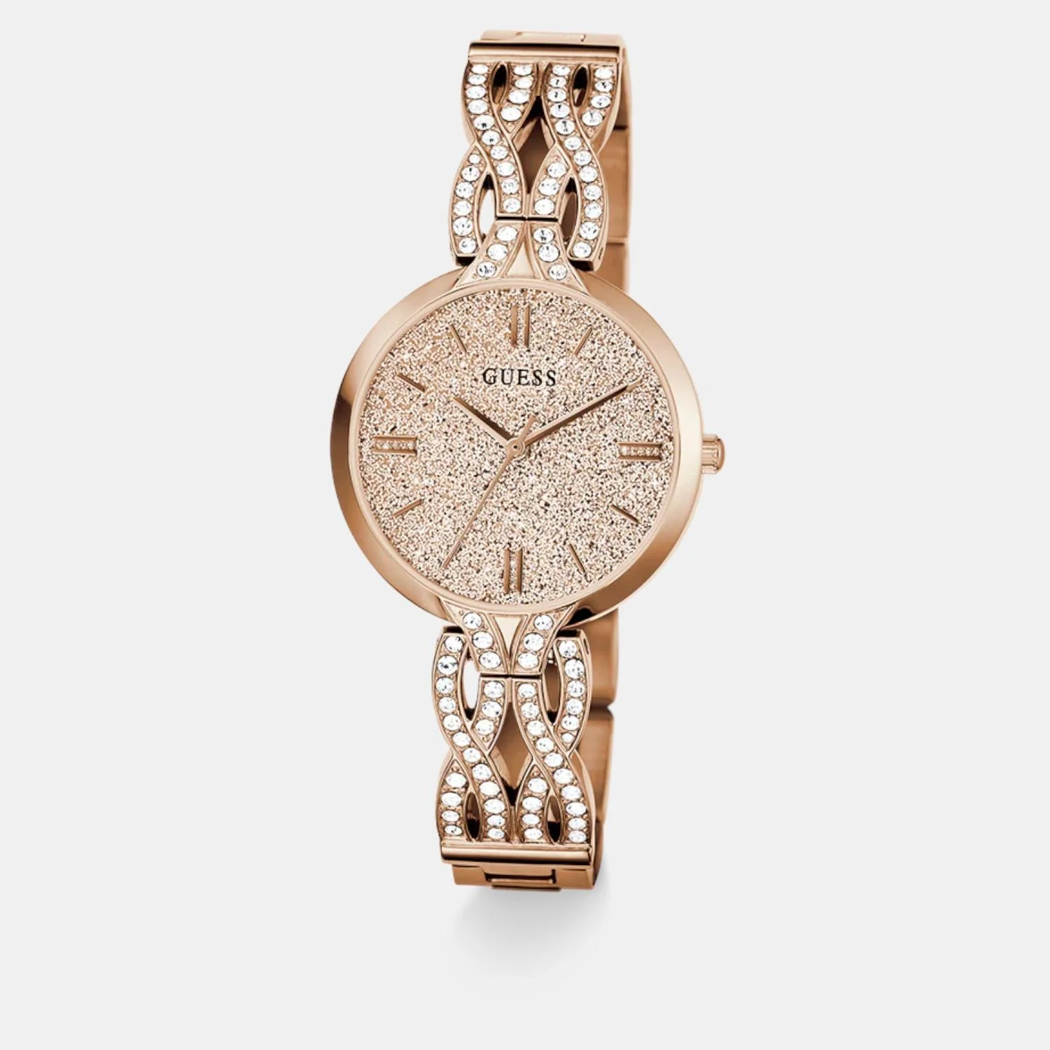 Women Quartz Rose Gold Dial Analog Stainless Steel Watch GW0868L4 - Image 2