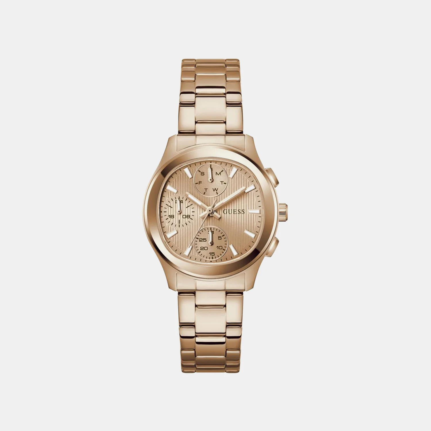 Women Quartz Rose Gold Dial Chronograph Watch GW1031L4