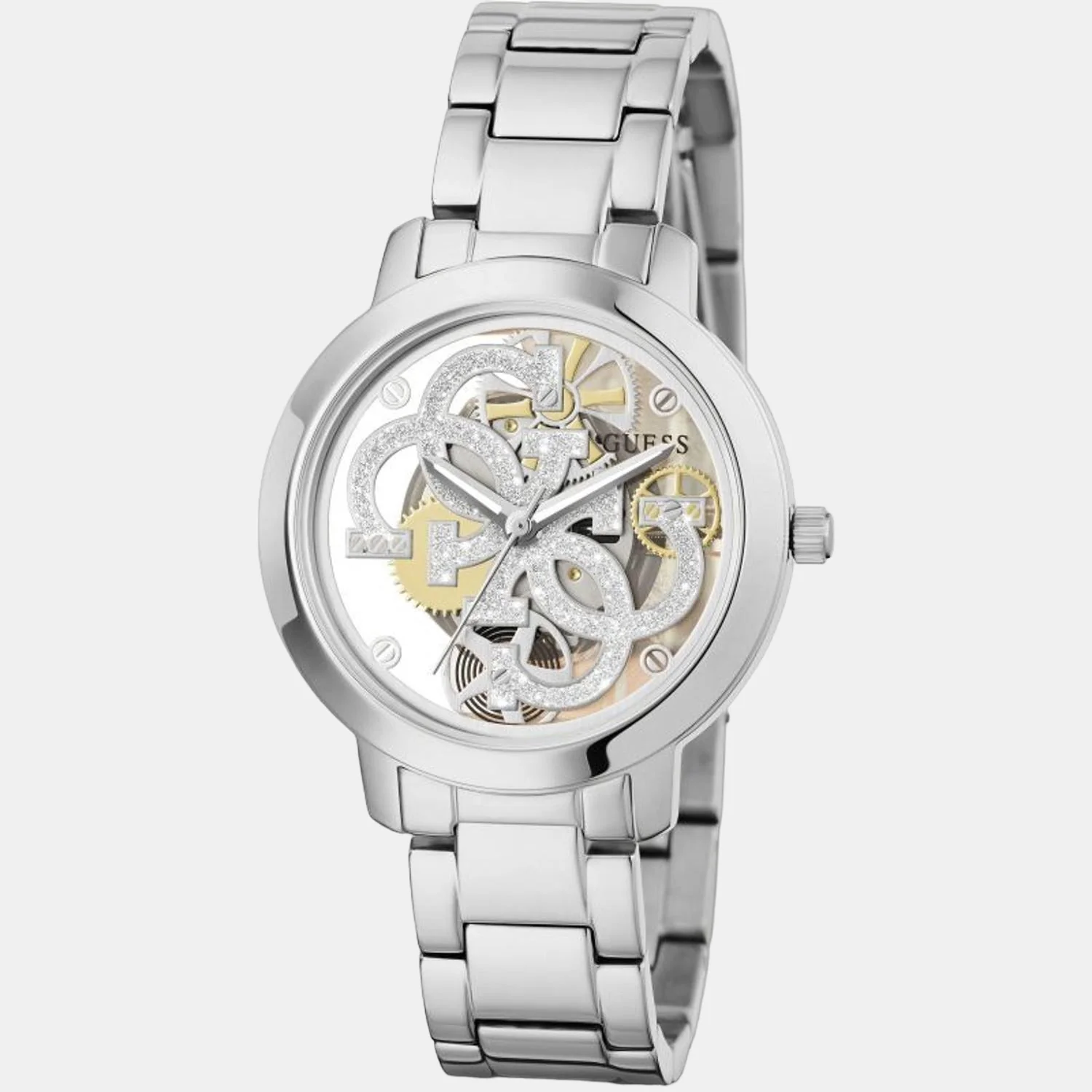 Women Quartz Silver Dial Analog Stainless Steel Watch GW0300L1 - Image 2