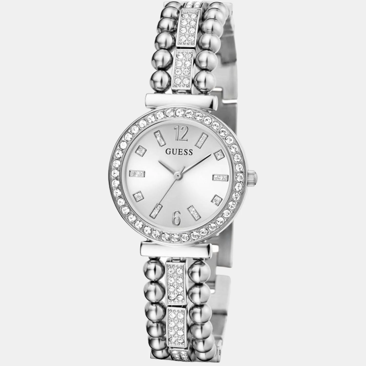 Women Quartz Silver Dial Analog Stainless Steel Watch GW0401L1 - Image 5