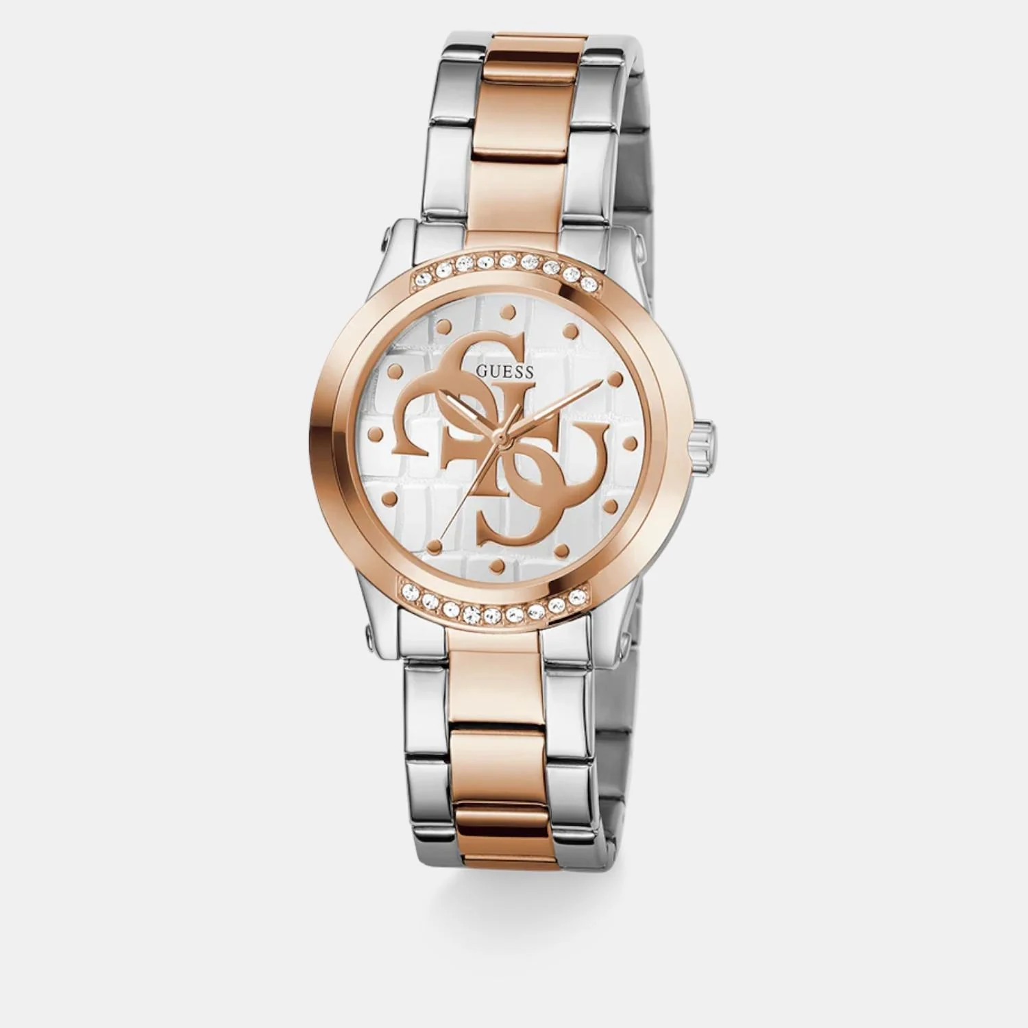 Women Quartz White Dial Analog Stainless Steel Watch GW0861L5 - Image 2