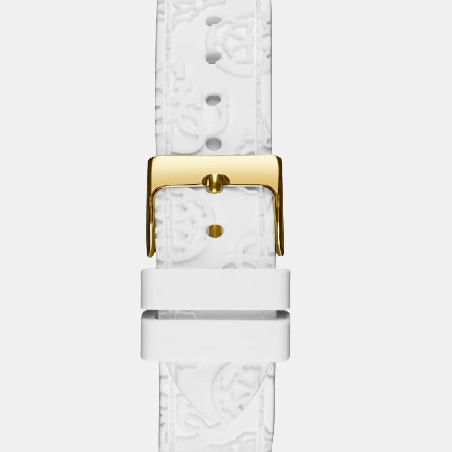 Women Quartz White Dial Chronograph Silicone Watch GW0411L1 - Image 3