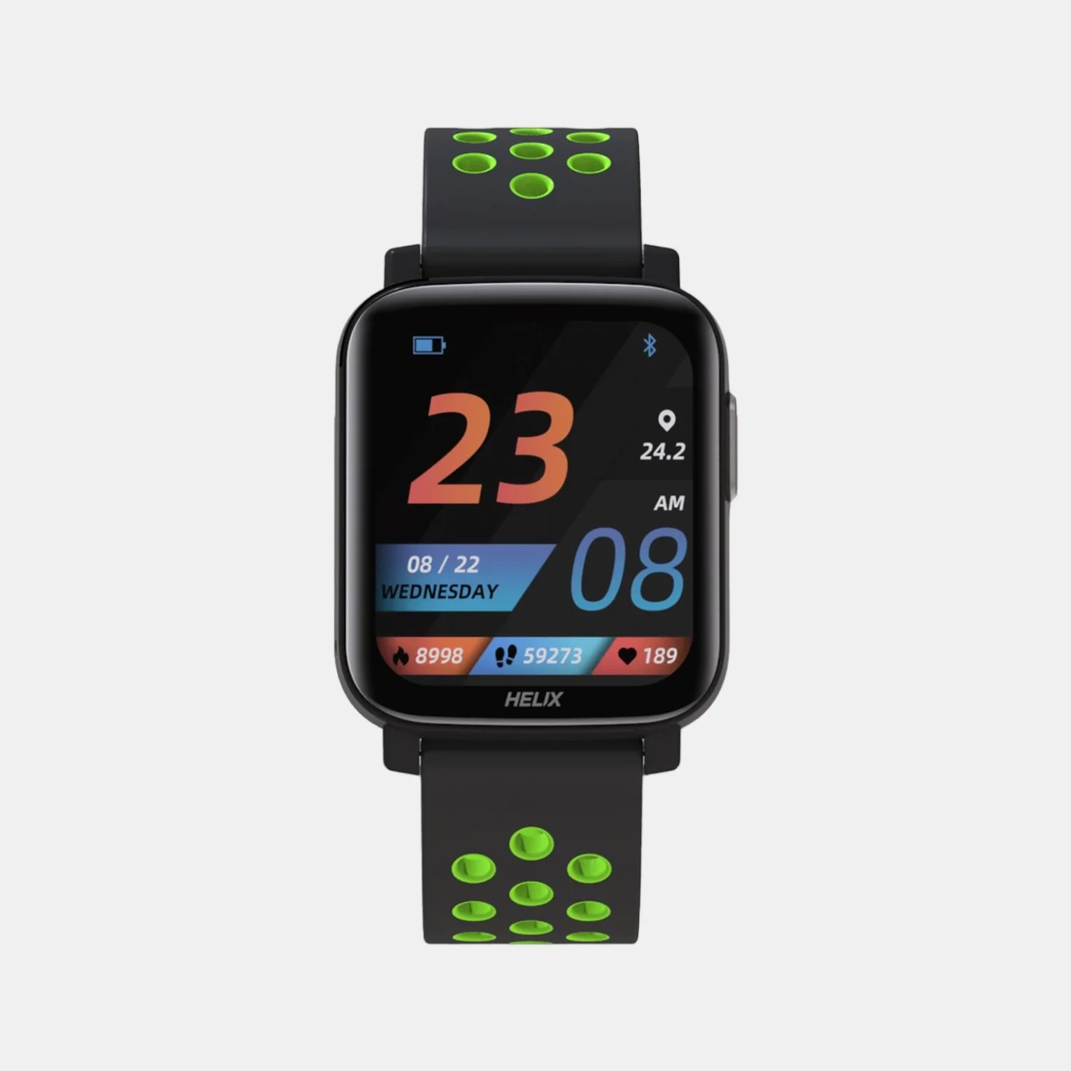 Men Processor Black Dial Digital Silicone Watch TW0HXW405T