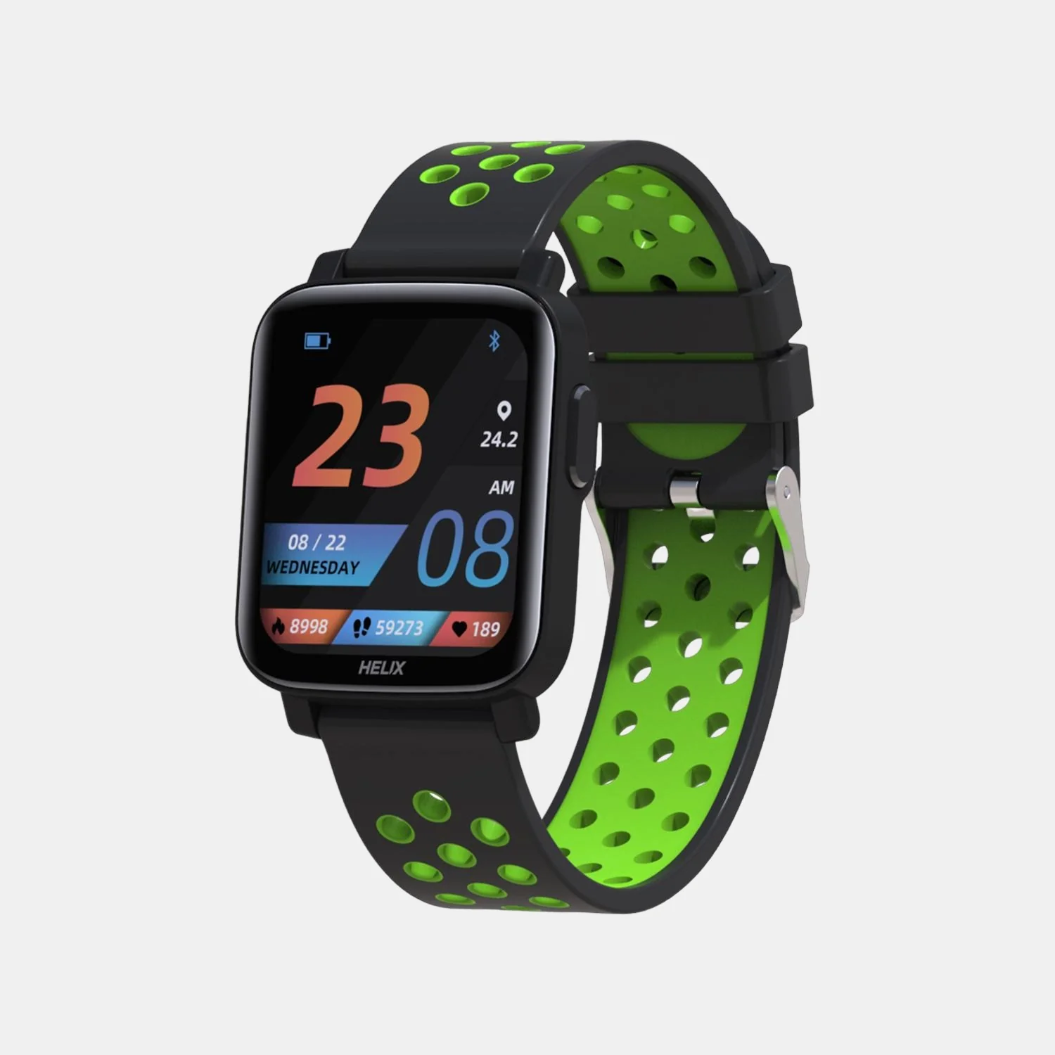 Men Processor Black Dial Digital Silicone Watch TW0HXW405T - Image 4
