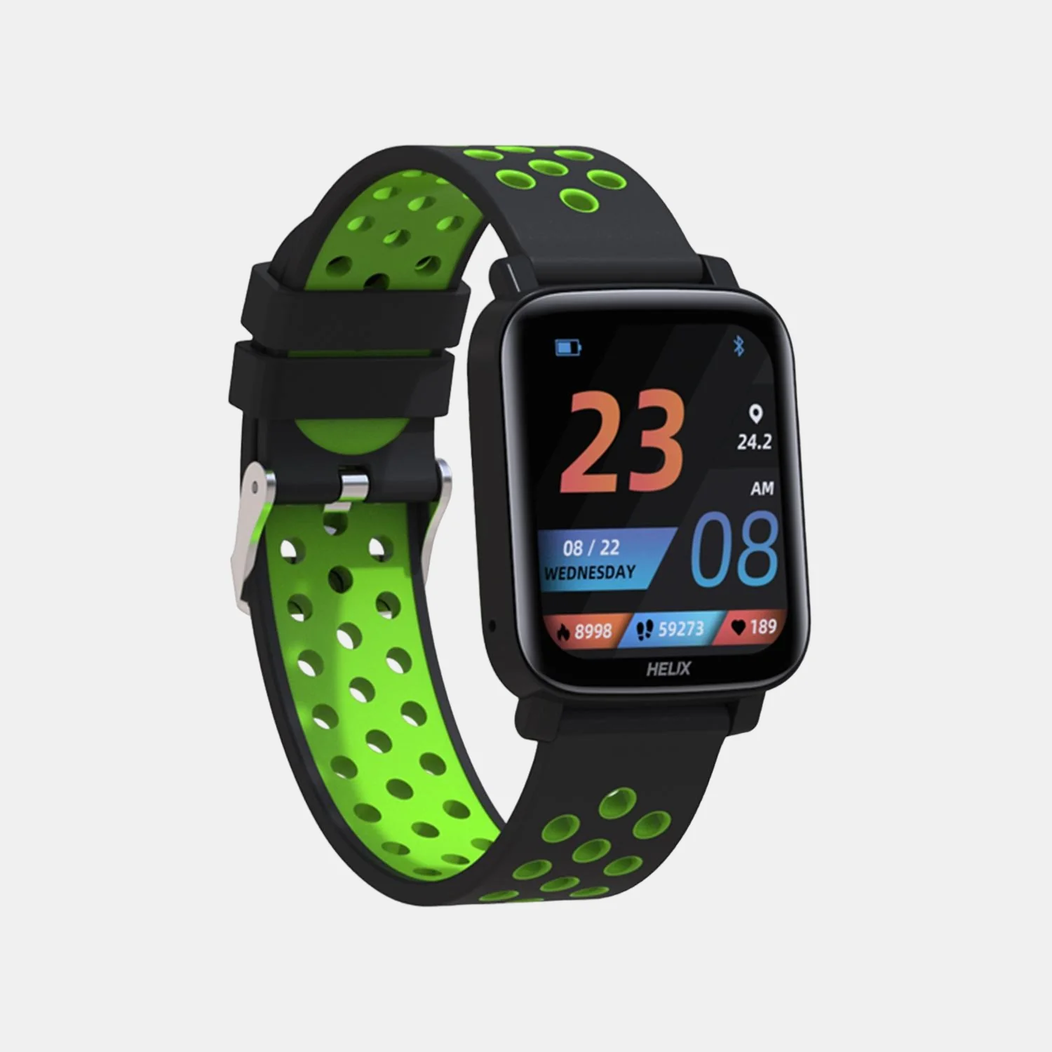 Men Processor Black Dial Digital Silicone Watch TW0HXW405T - Image 5