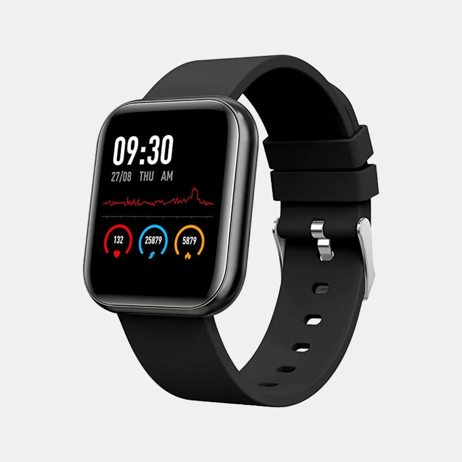 Men Processor Two Tone Dial Digital Silicone Watch TW0HXW300T