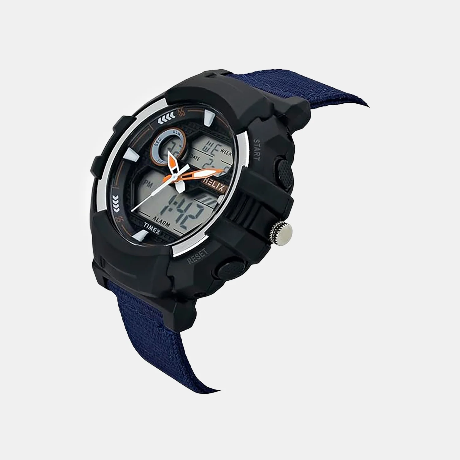 Men Quartz Black Dial Analog-Digital Nylon Watch TWESK6502T - Image 2