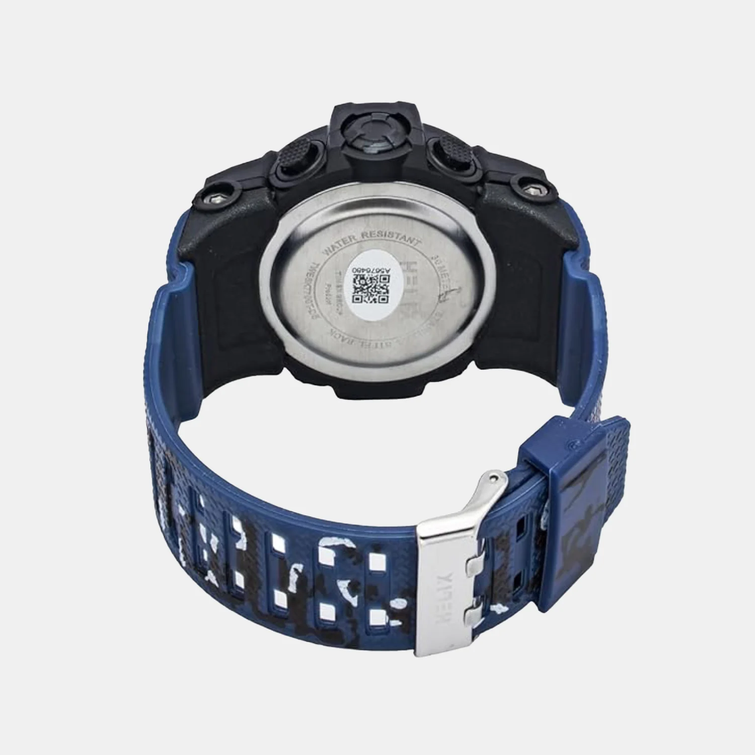 Men Quartz Black Dial Analog-Digital Silicone Watch TWESK7700T - Image 4