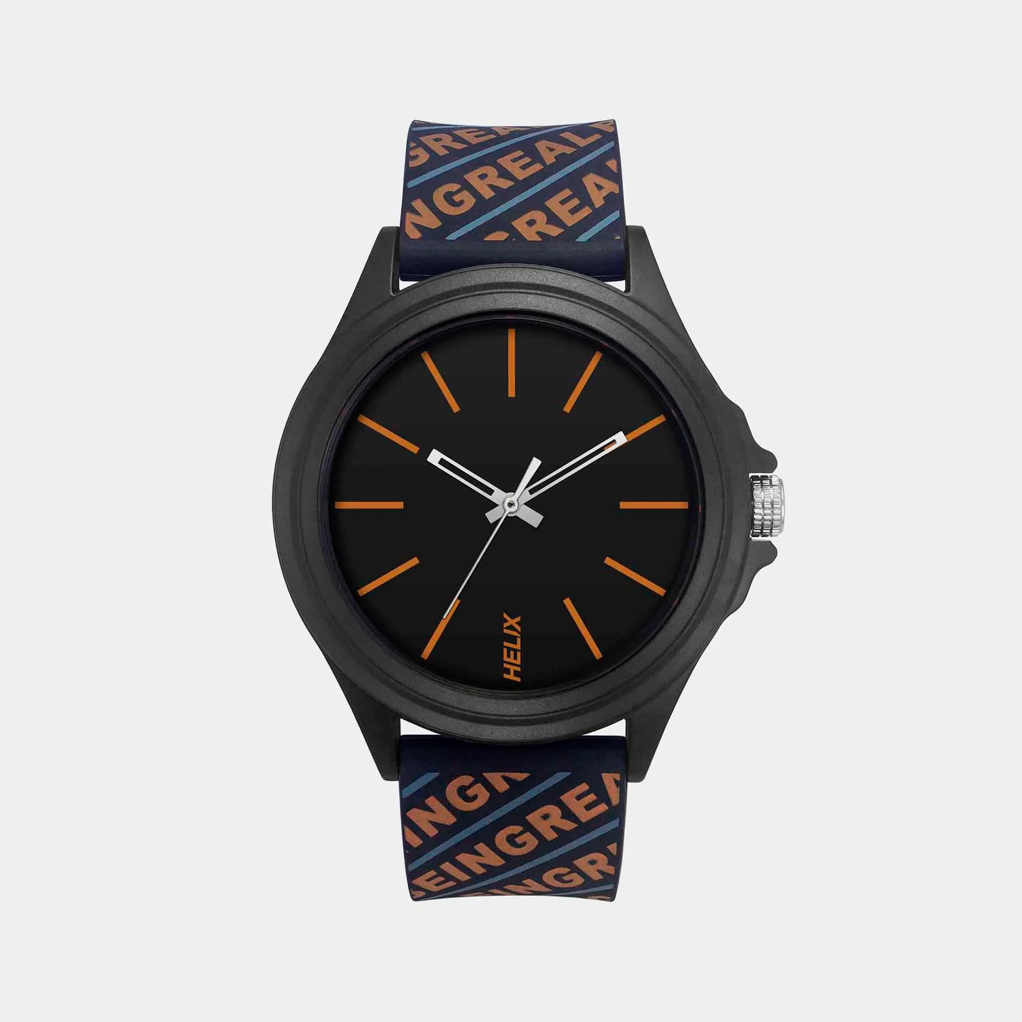 Men Quartz Black Dial Analog Silicone Watch TW042HG07 - Image 2