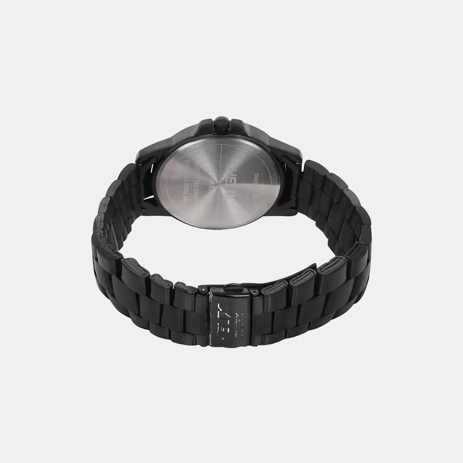 Men Quartz Black Dial Analog Stainless Steel Watch TW023HG20 - Image 2