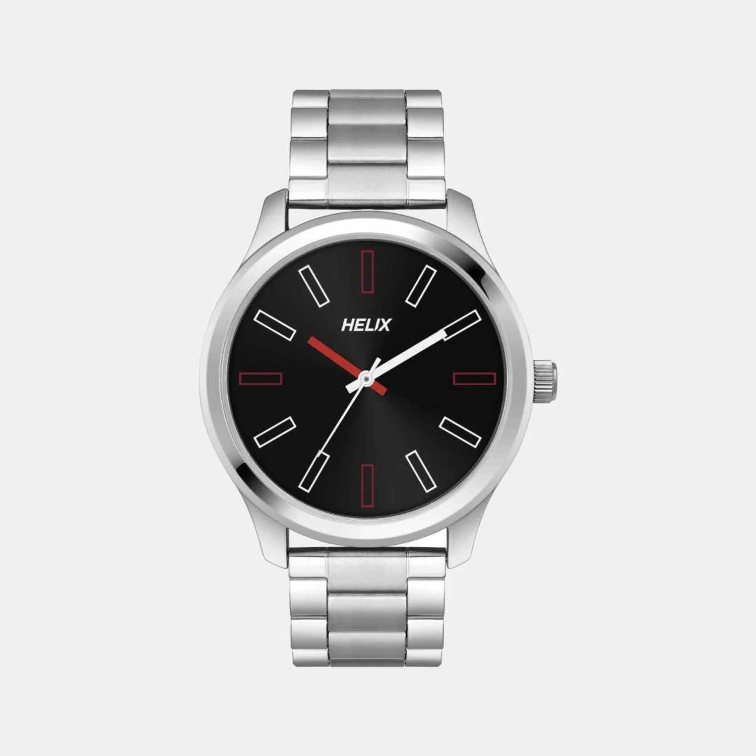 Men Quartz Black Dial Analog Stainless Steel Watch TW043HG03