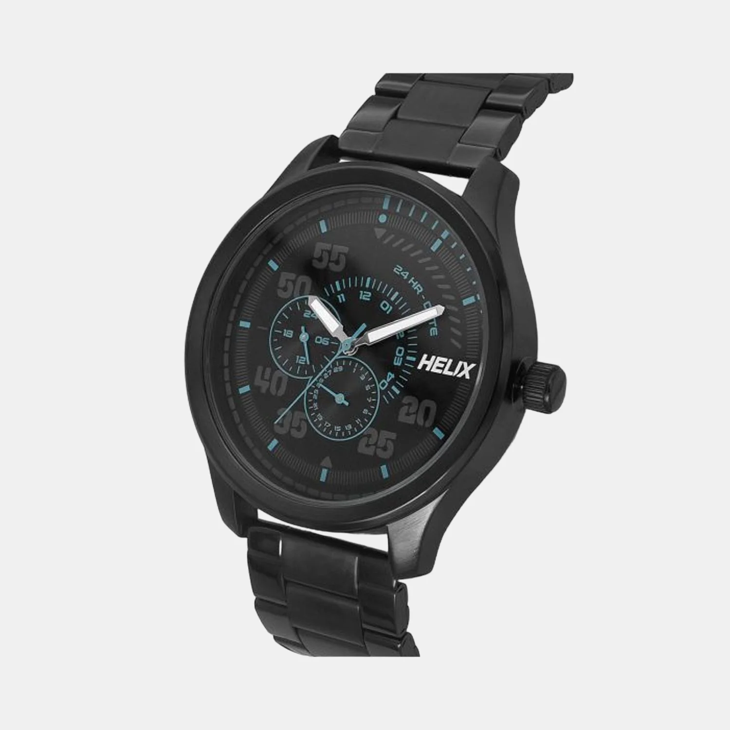 Men Quartz Black Dial Analog Stainless Steel Watch TW043HG09 - Image 2