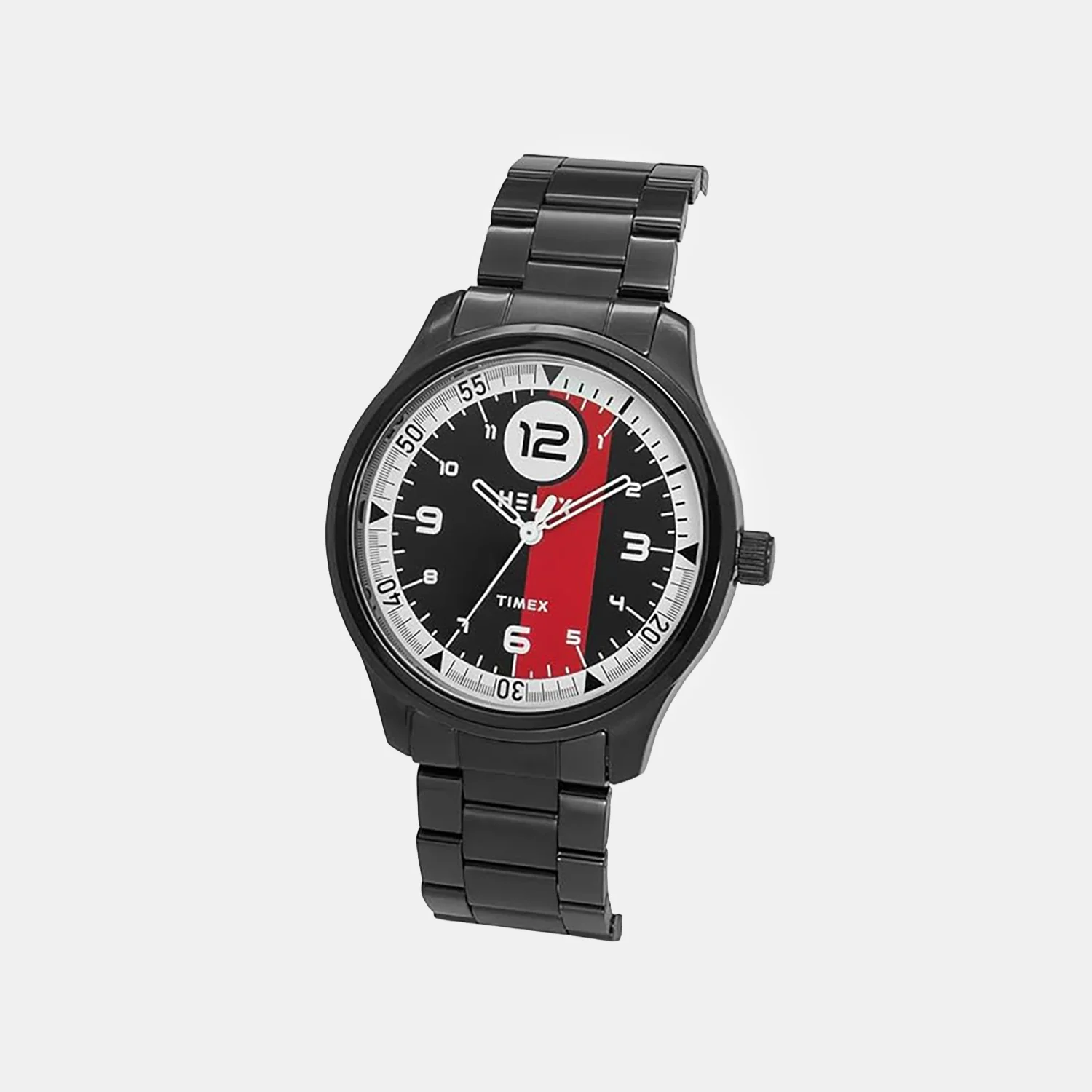 Men Quartz Black Dial Analog Stainless Steel Watch TW043HG28 - Image 2