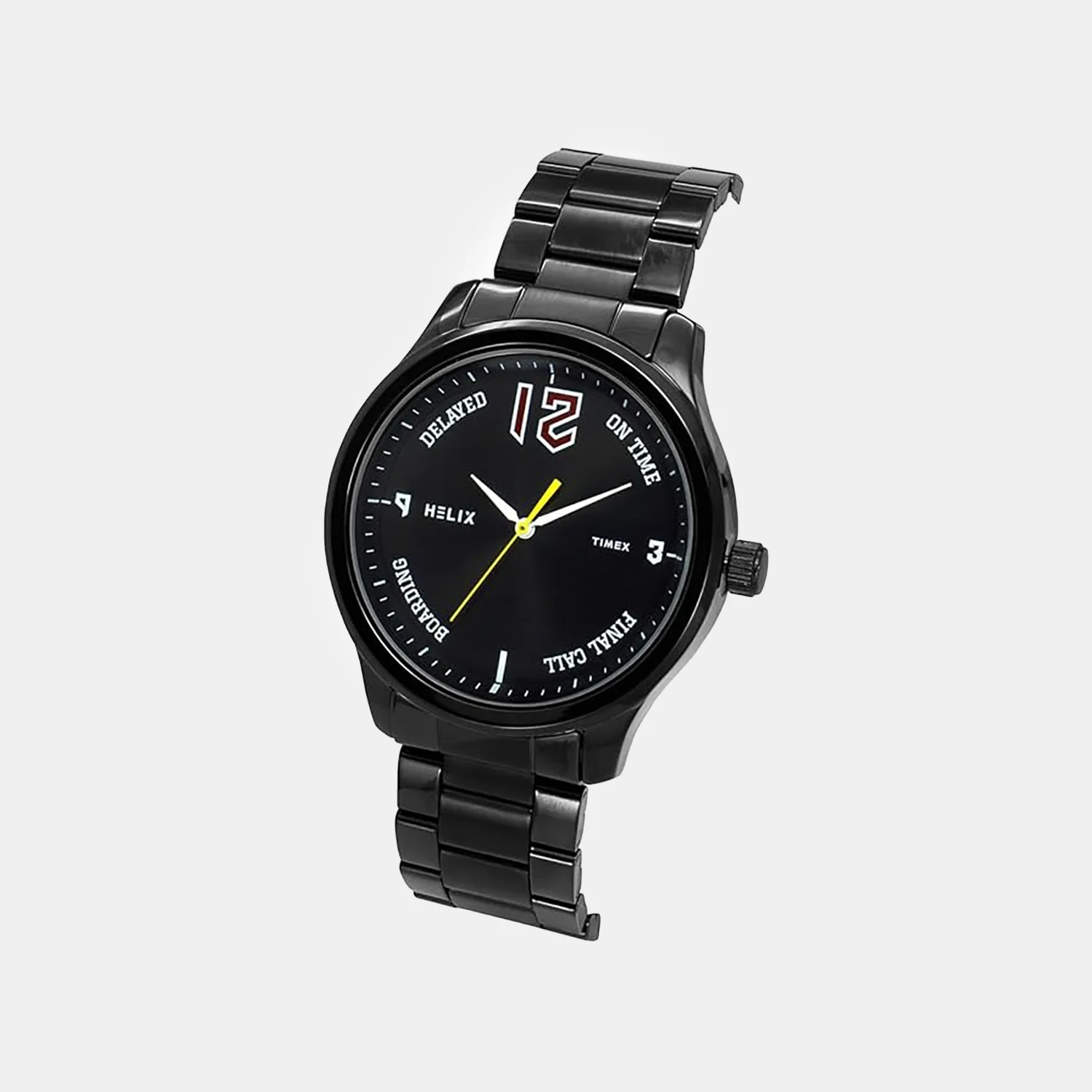 Men Quartz Black Dial Analog Stainless Steel Watch TW043HG31 - Image 2