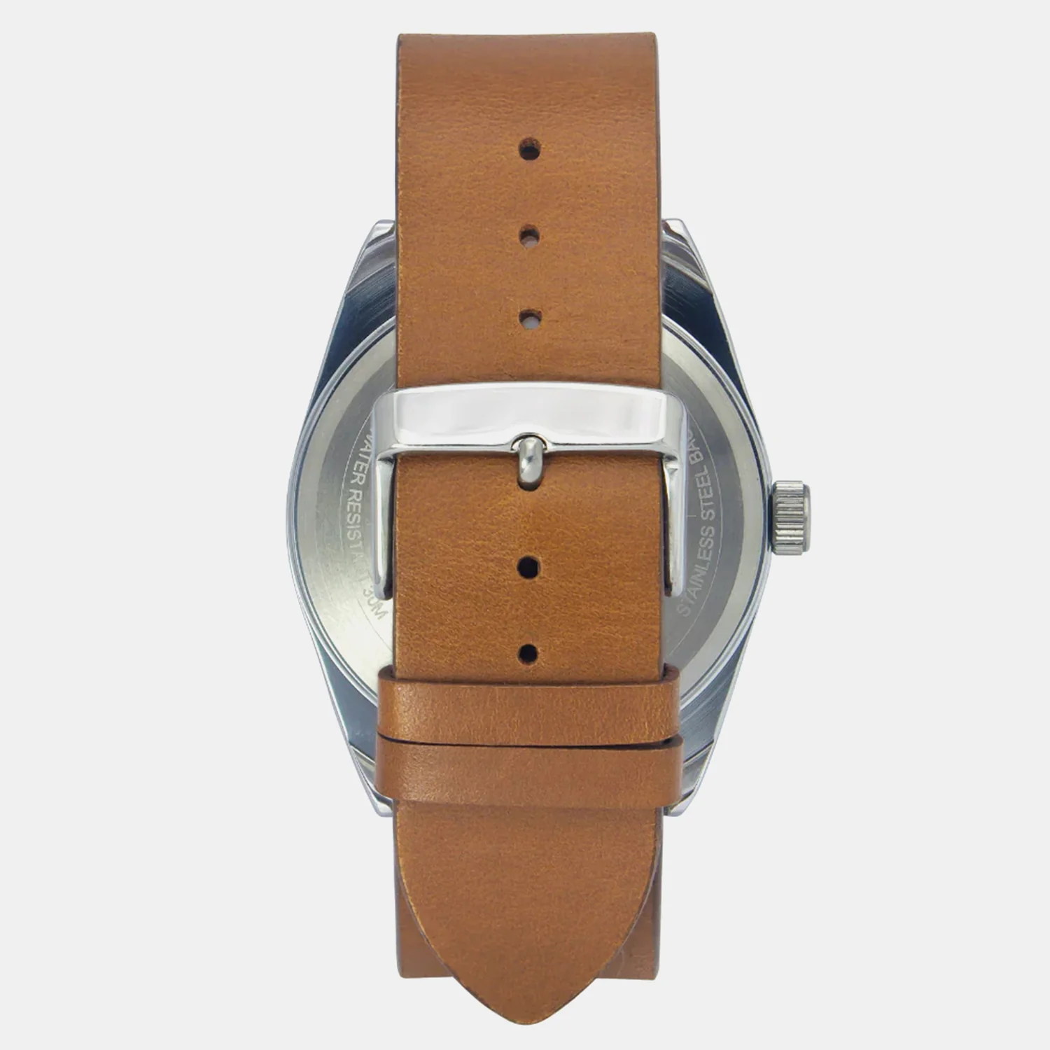 Men Quartz Blue Dial Analog Leather Watch TW044HG01 - Image 5