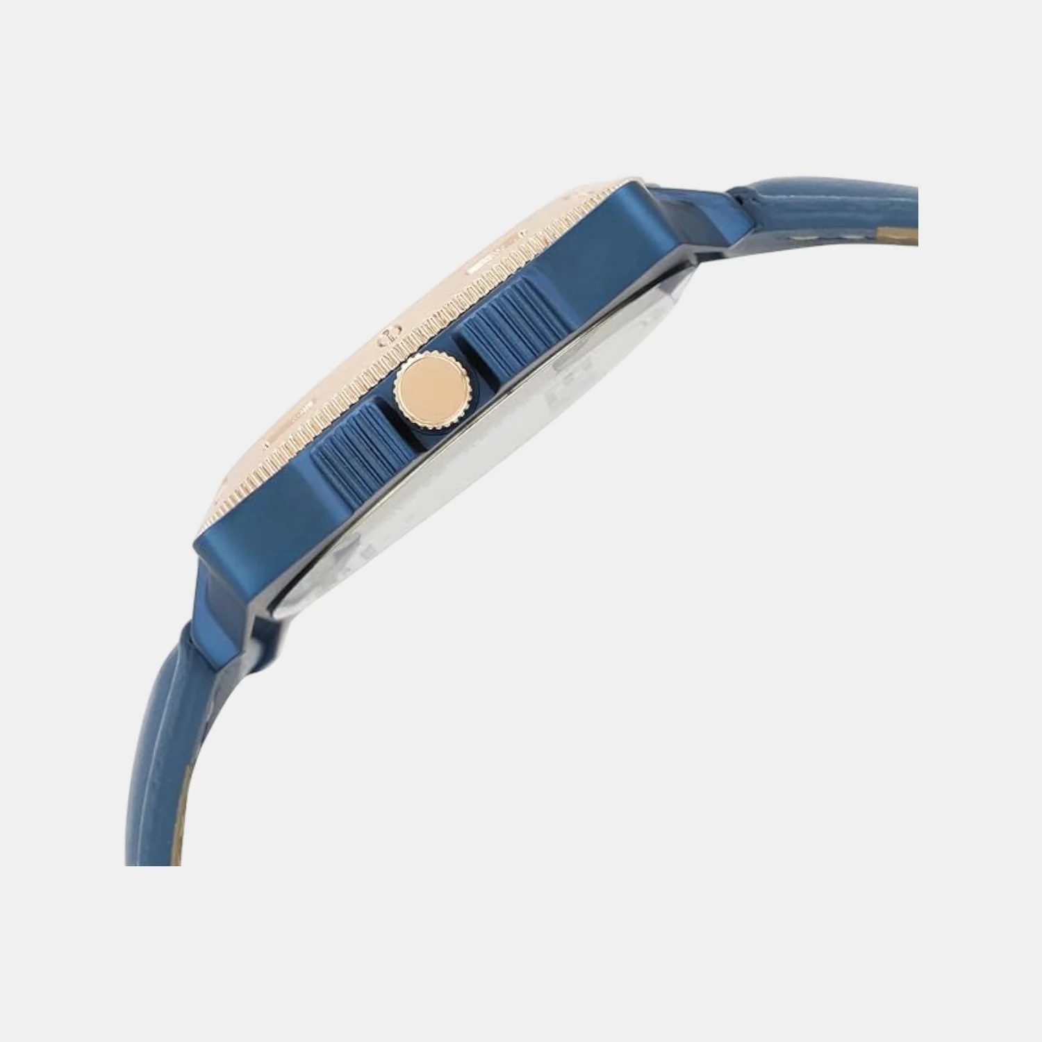 Men Quartz Blue Dial Analog Leather Watch TW062HG01T - Image 3