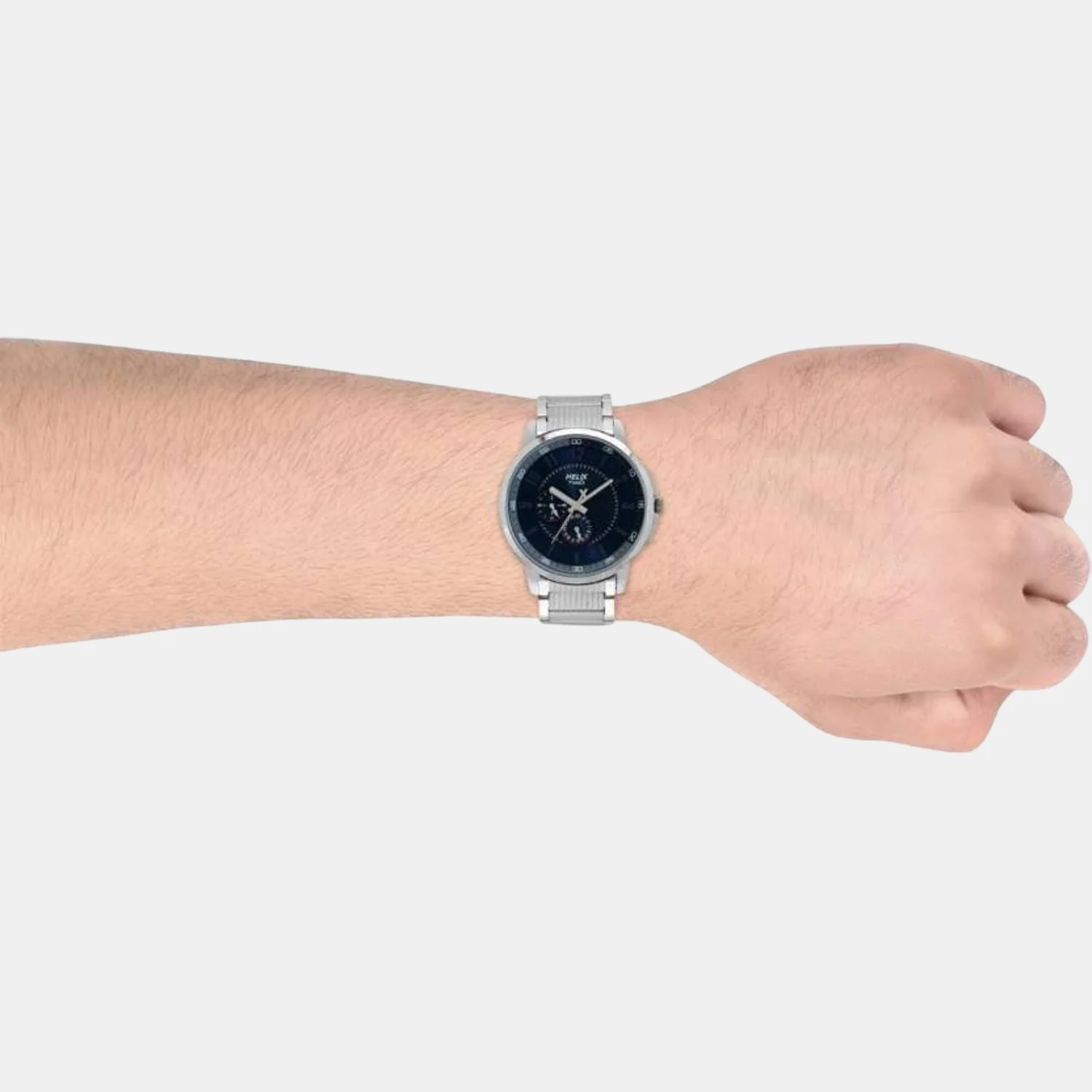 Men Quartz Blue Dial Analog Stainless Steel Watch TW027HG11 - Image 5