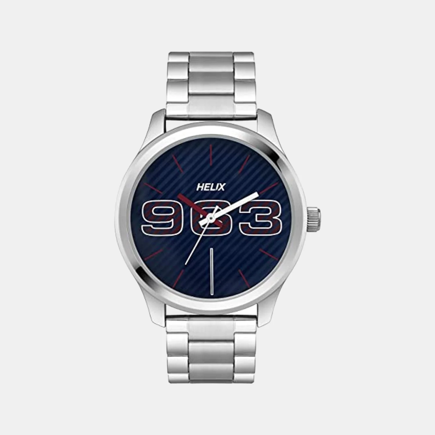 Men Quartz Blue Dial Analog Stainless Steel Watch TW043HG02