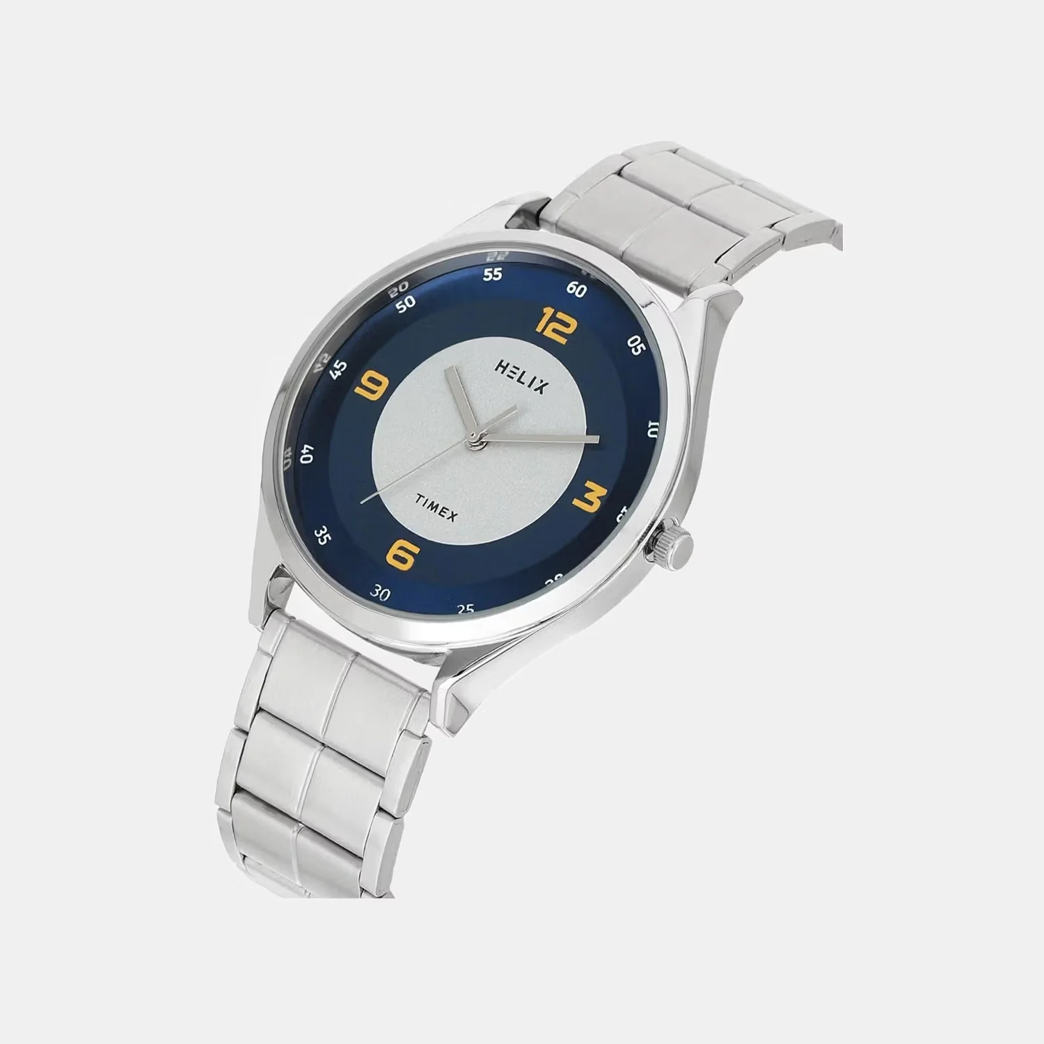 Men Quartz Blue Dial Analog Stainless Steel Watch TW060HG04T - Image 2