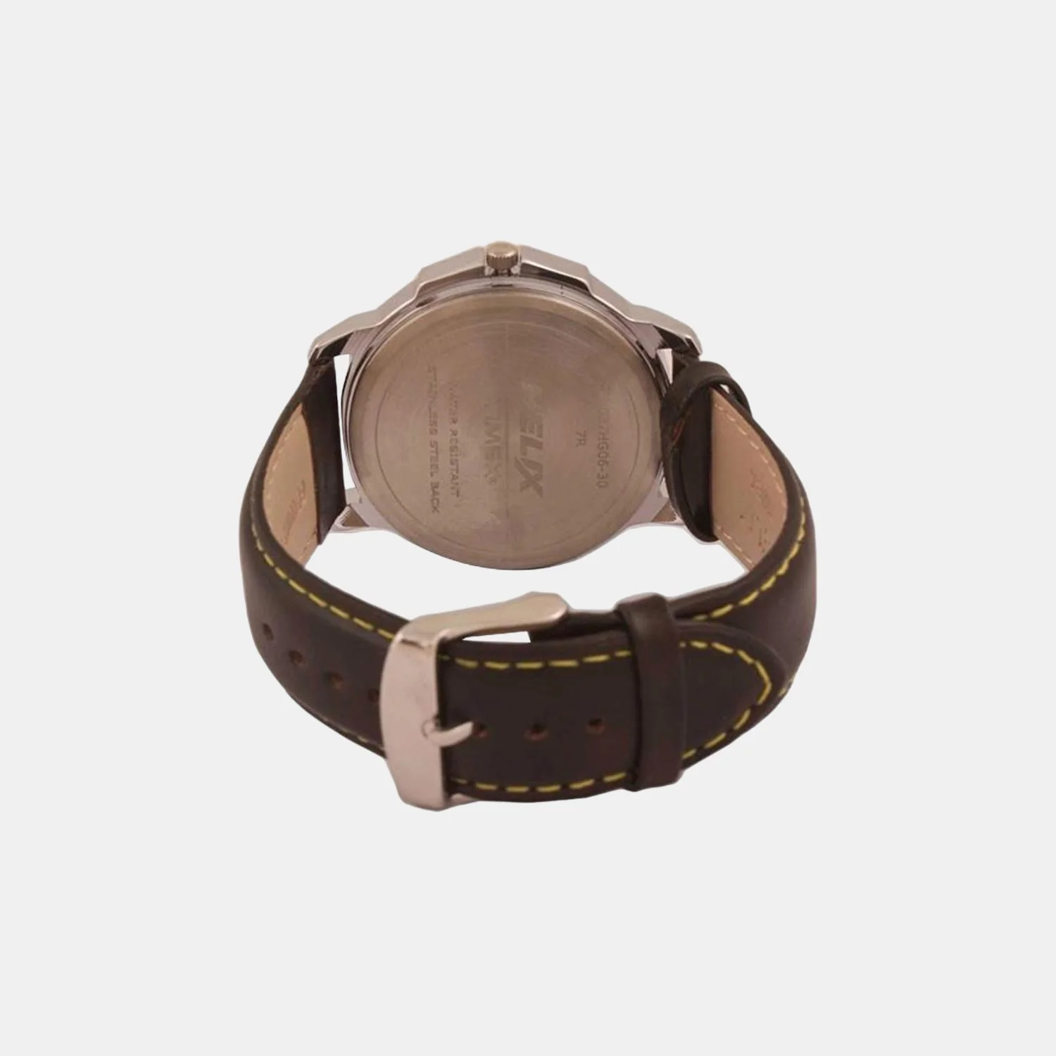 Men Quartz Brown Dial Analog Leather Watch TW027HG06 - Image 3