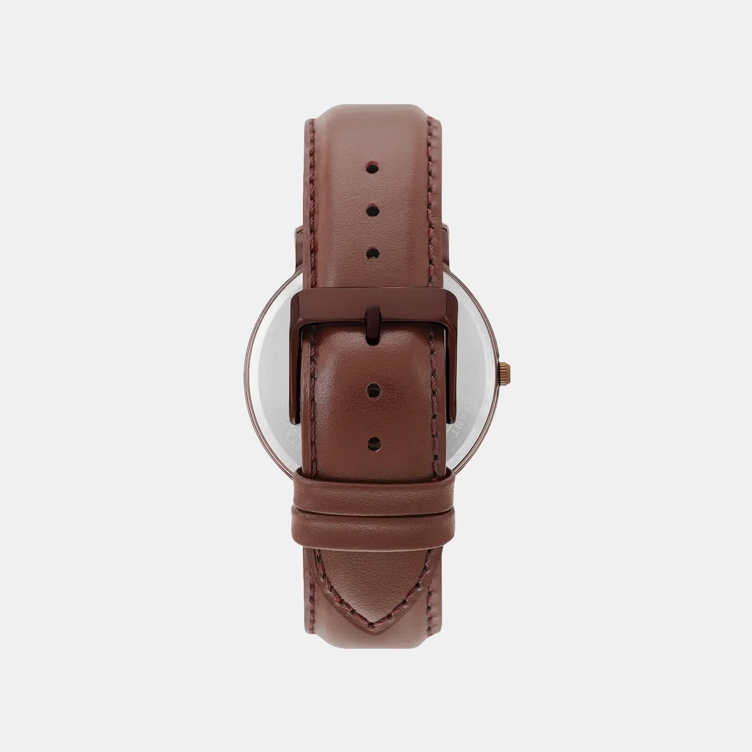 Men Quartz Brown Dial Analog Leather Watch TW053HG14T - Image 4