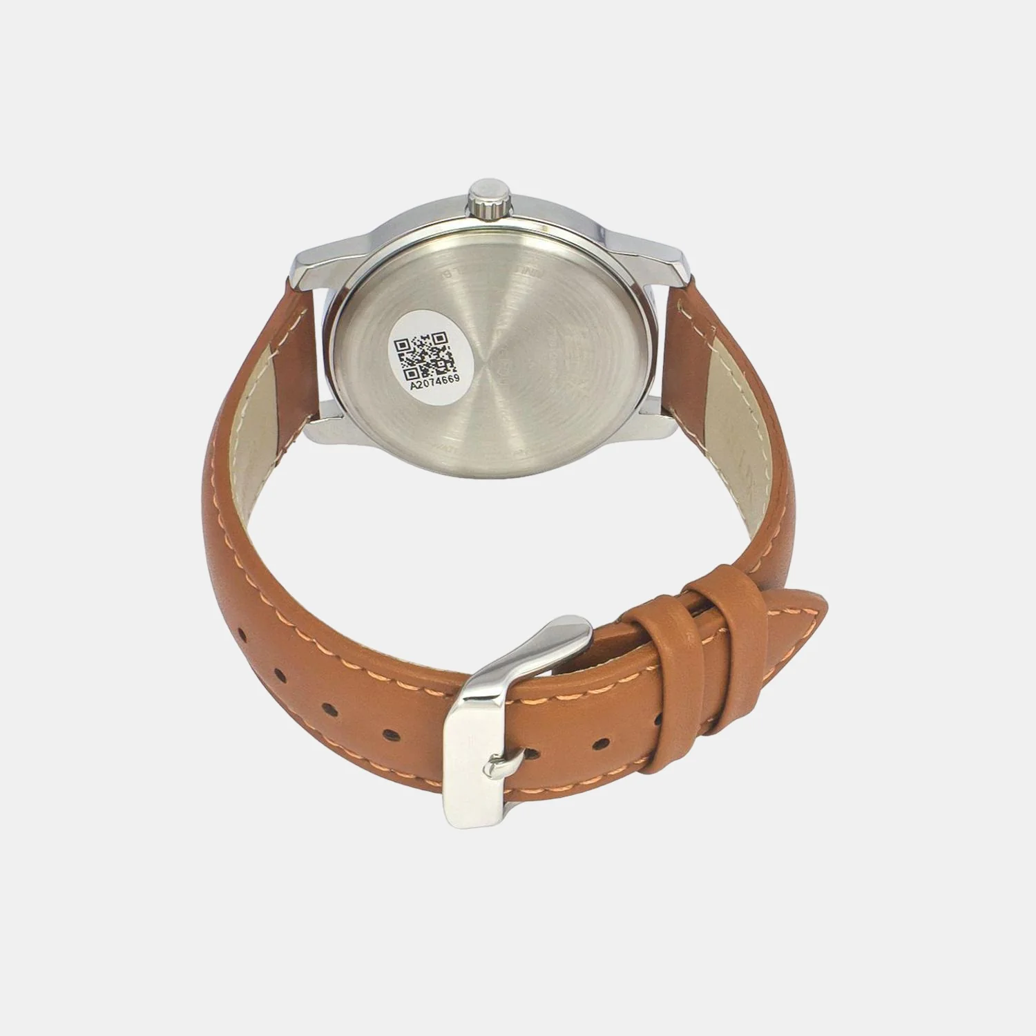Men Quartz Green Dial Analog Leather Watch TW046HG02 - Image 3