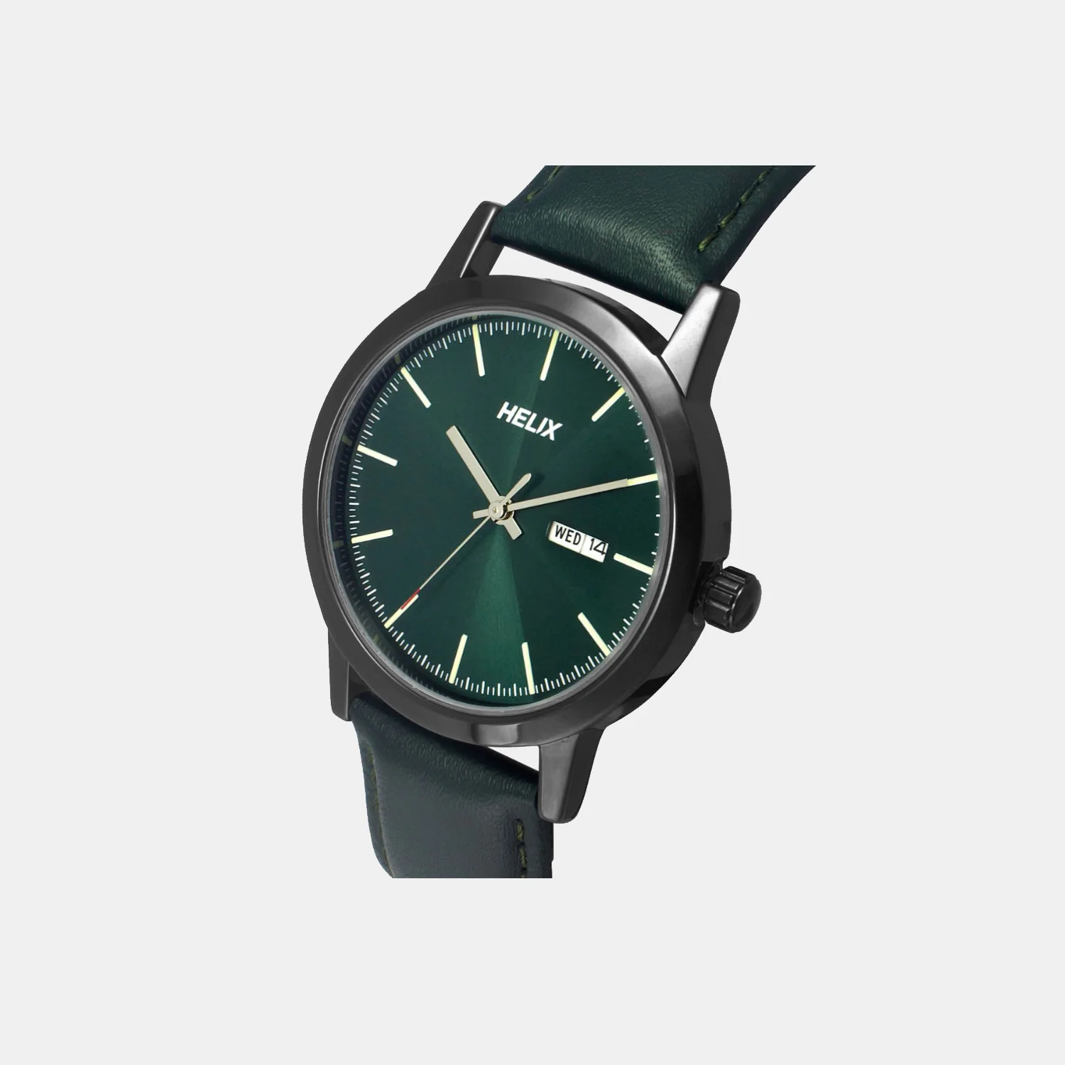 Men Quartz Green Dial Analog Stainless Steel Watch TW047HG04 - Image 2