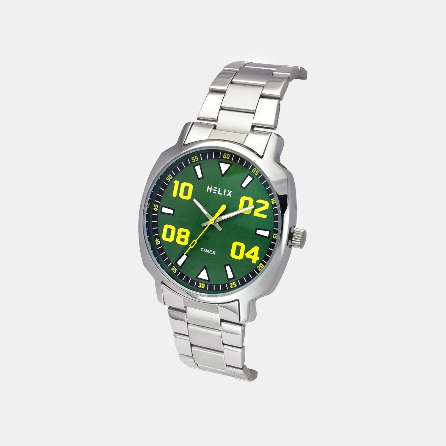 Men Quartz Green Dial Analog Stainless Steel Watch TW057HG01 - Image 2