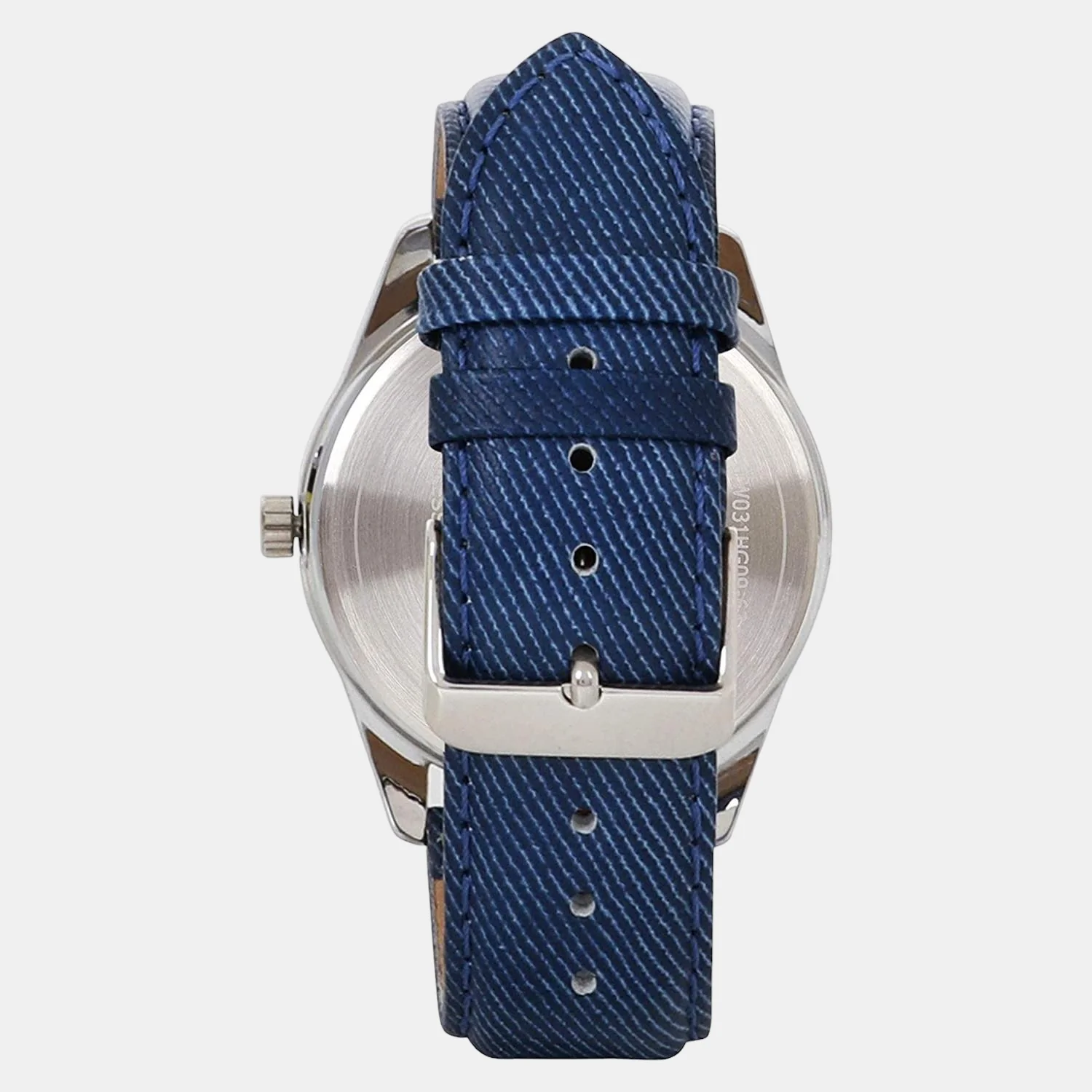 Men Quartz Grey Dial Analog Leather Watch TW031HG09 - Image 3