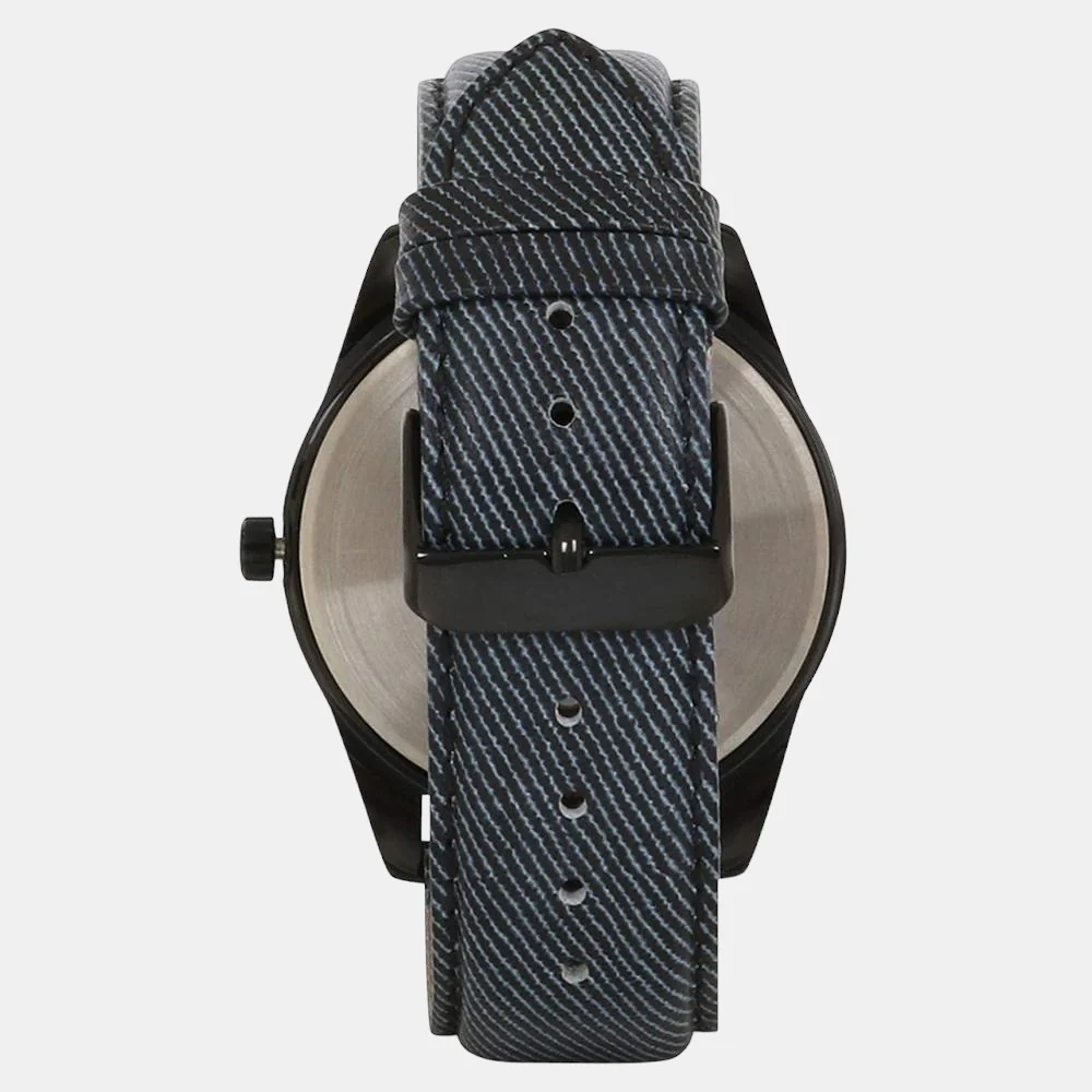 Men Quartz Grey Dial Analog Leather Watch TW031HG11 - Image 3