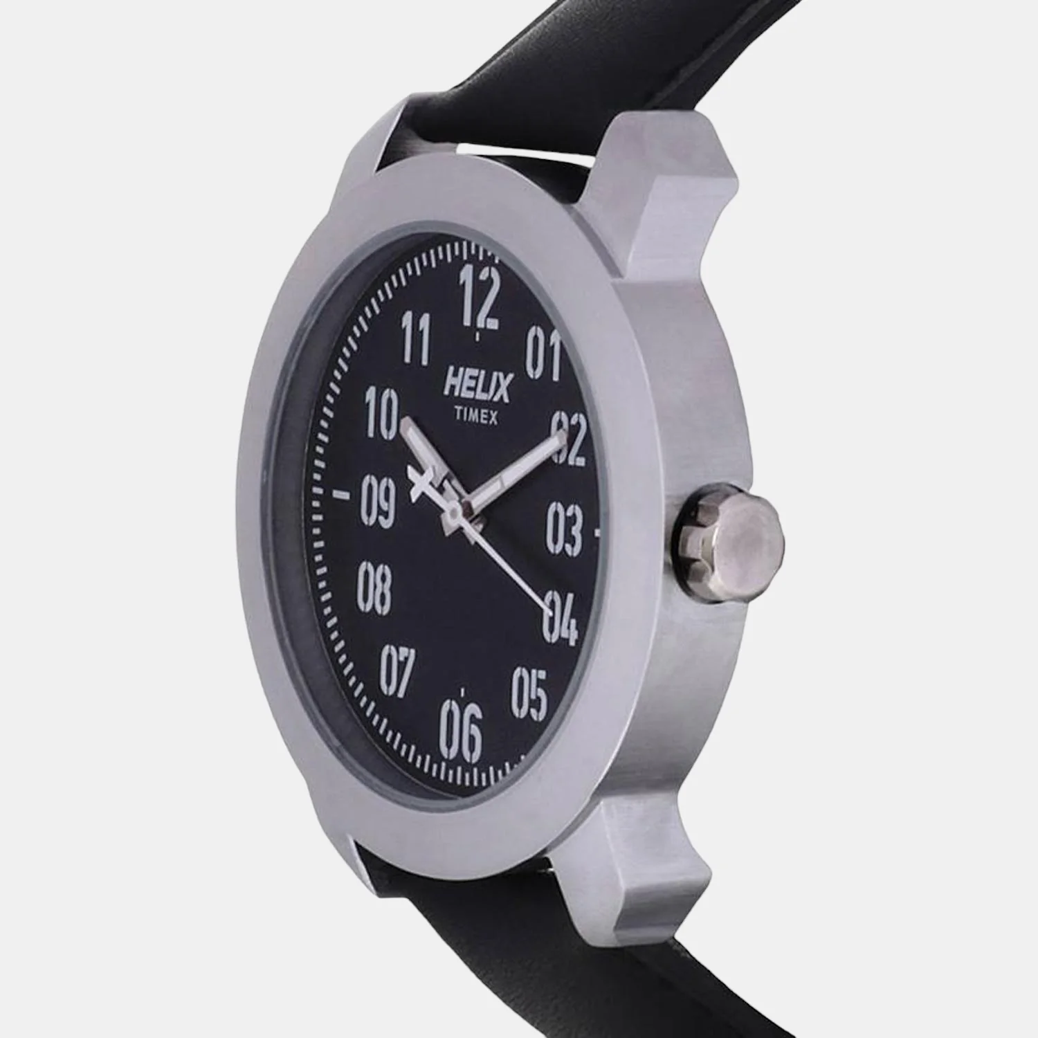 Men Quartz Grey Dial Analog Leather Watch TW036HG02 - Image 3