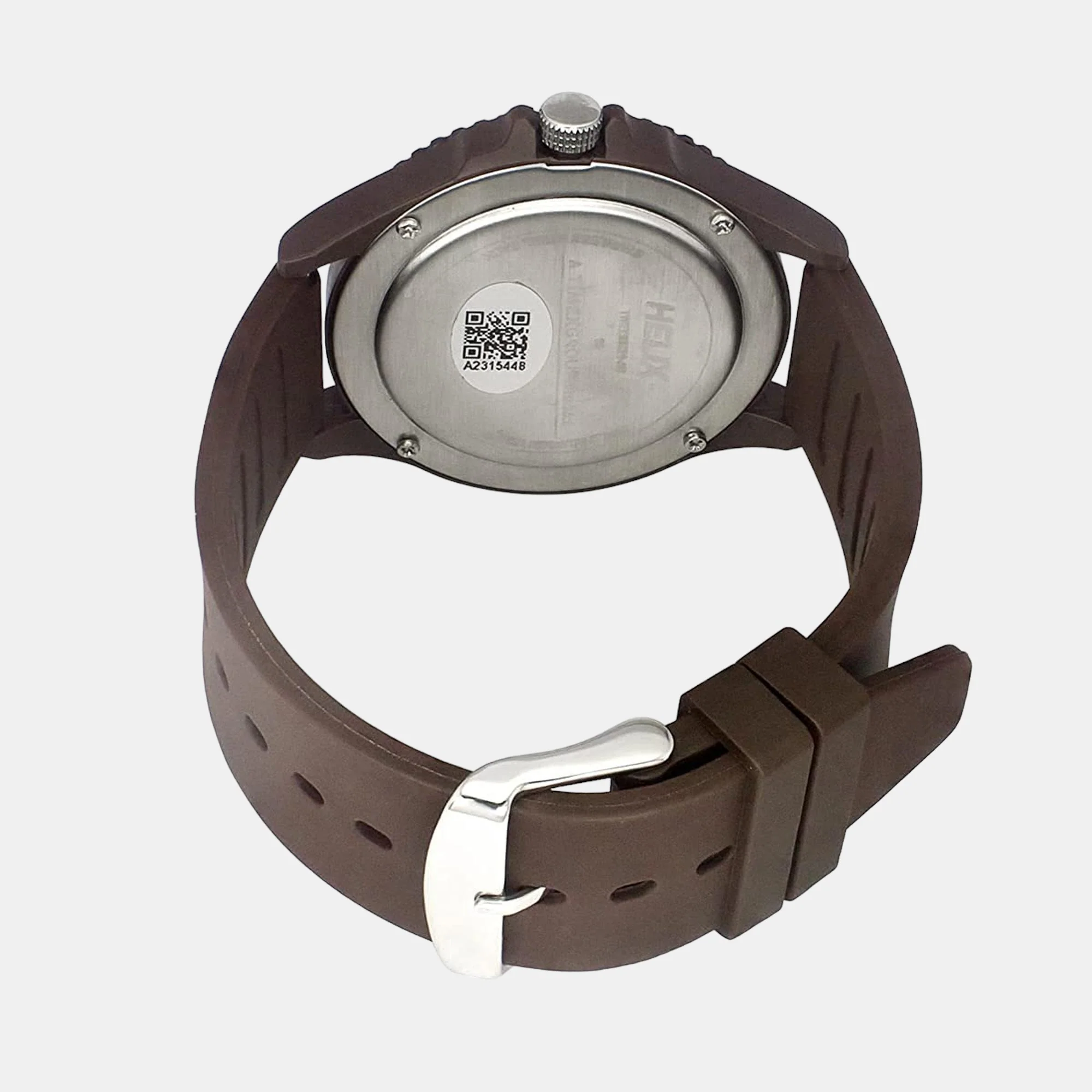 Men Quartz Two Tone Dial Analog Silicone Watch TW033HG19 - Image 3