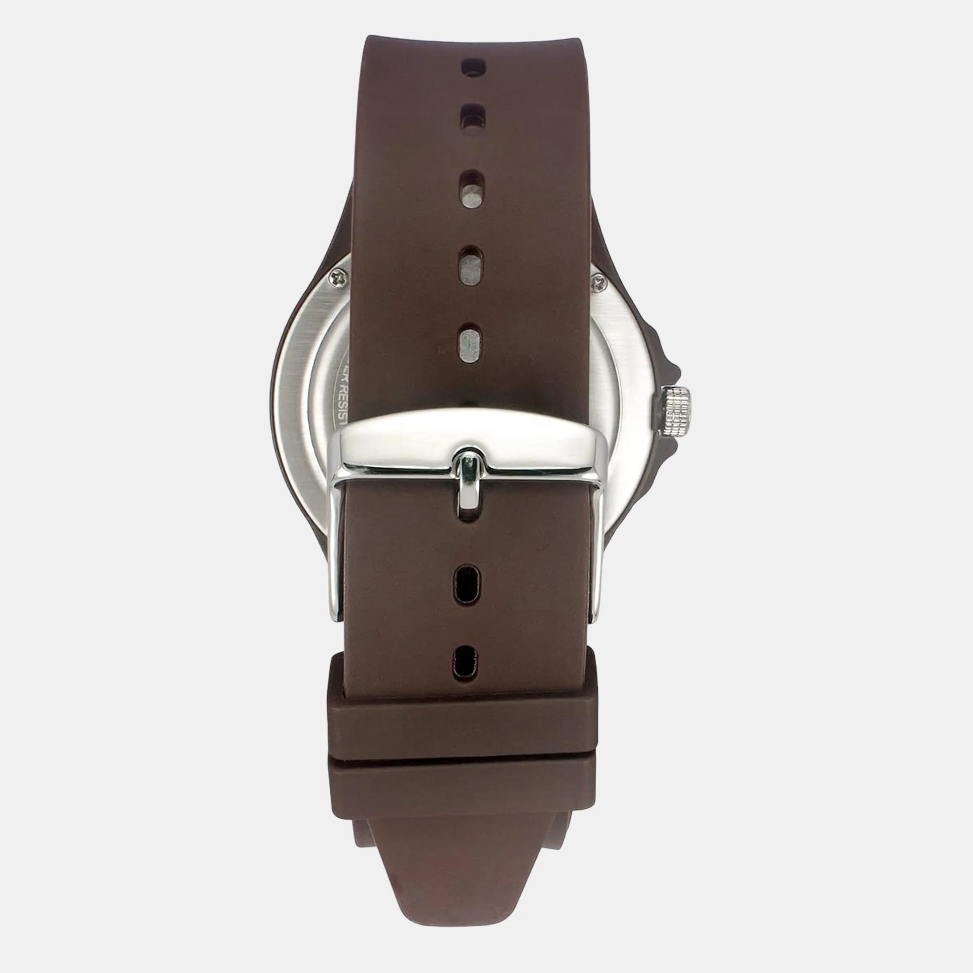 Men Quartz Two Tone Dial Analog Silicone Watch TW033HG19 - Image 4