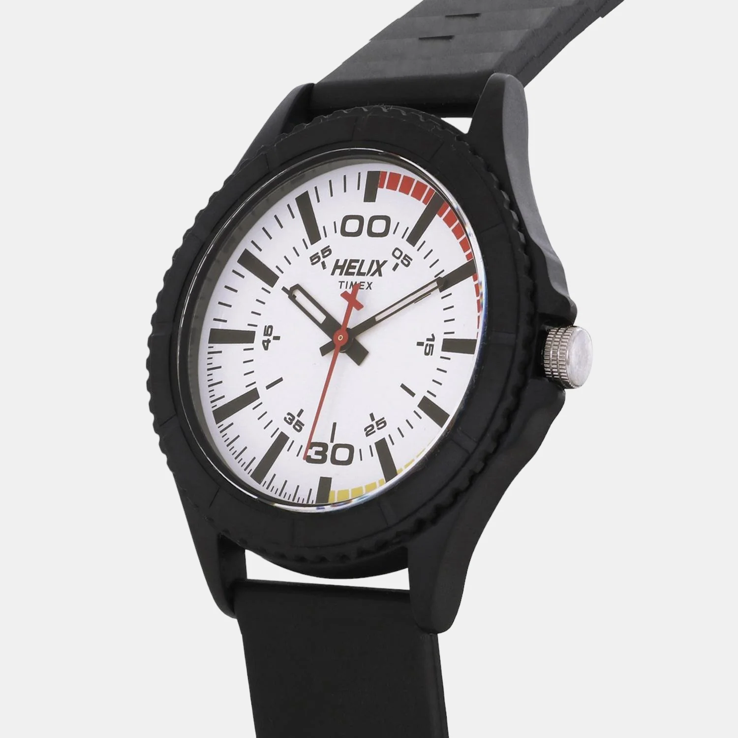 Men Quartz White Dial Analog Rubber Watch TW033HG00 - Image 3