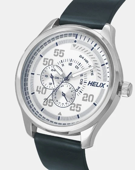Men Quartz White Dial Analog Stainless Steel Watch TW043HG07 - Image 2