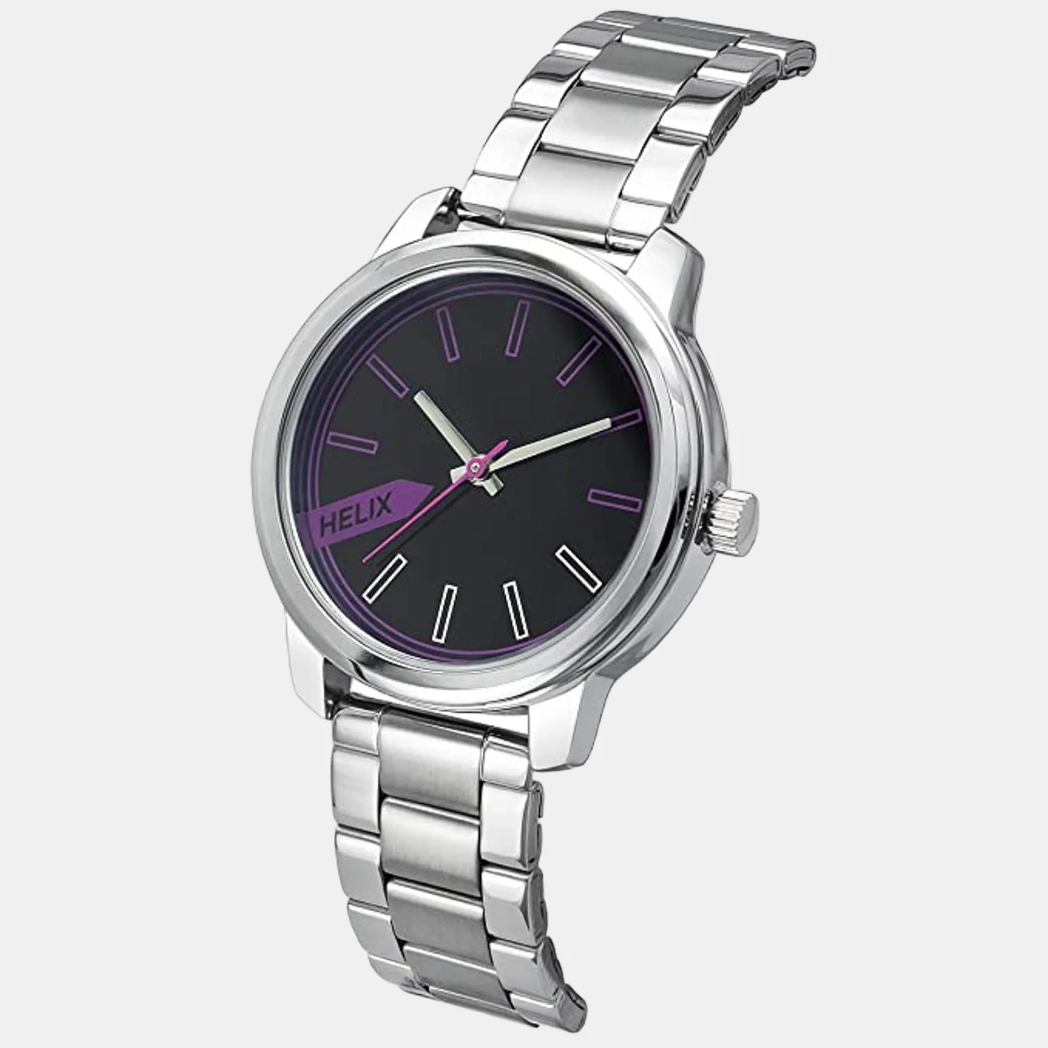 Women Quartz Black Dial Analog Stainless Steel Watch TW048HL03 - Image 3
