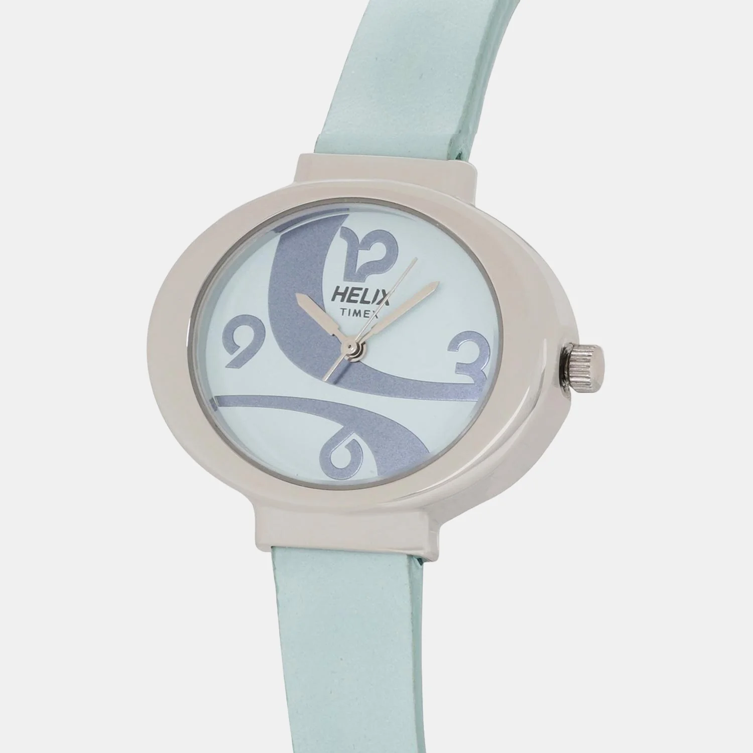 Women Quartz Blue Dial Analog Leather Watch TW039HL01 - Image 3