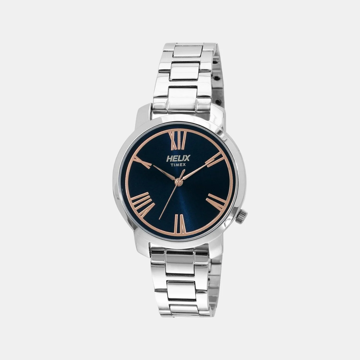 Women Quartz Blue Dial Analog Stainless Steel Watch TW032HL13